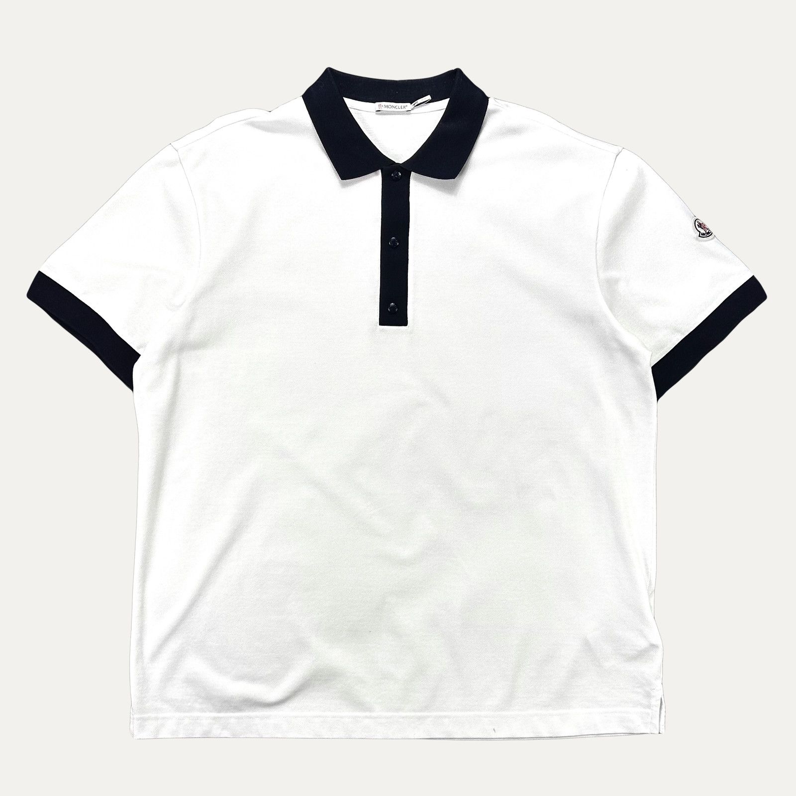 Moncler Moncler Contrast Trim Polo Shirt Size US XXL / EU 58 / 5 - 1 Thumbnail