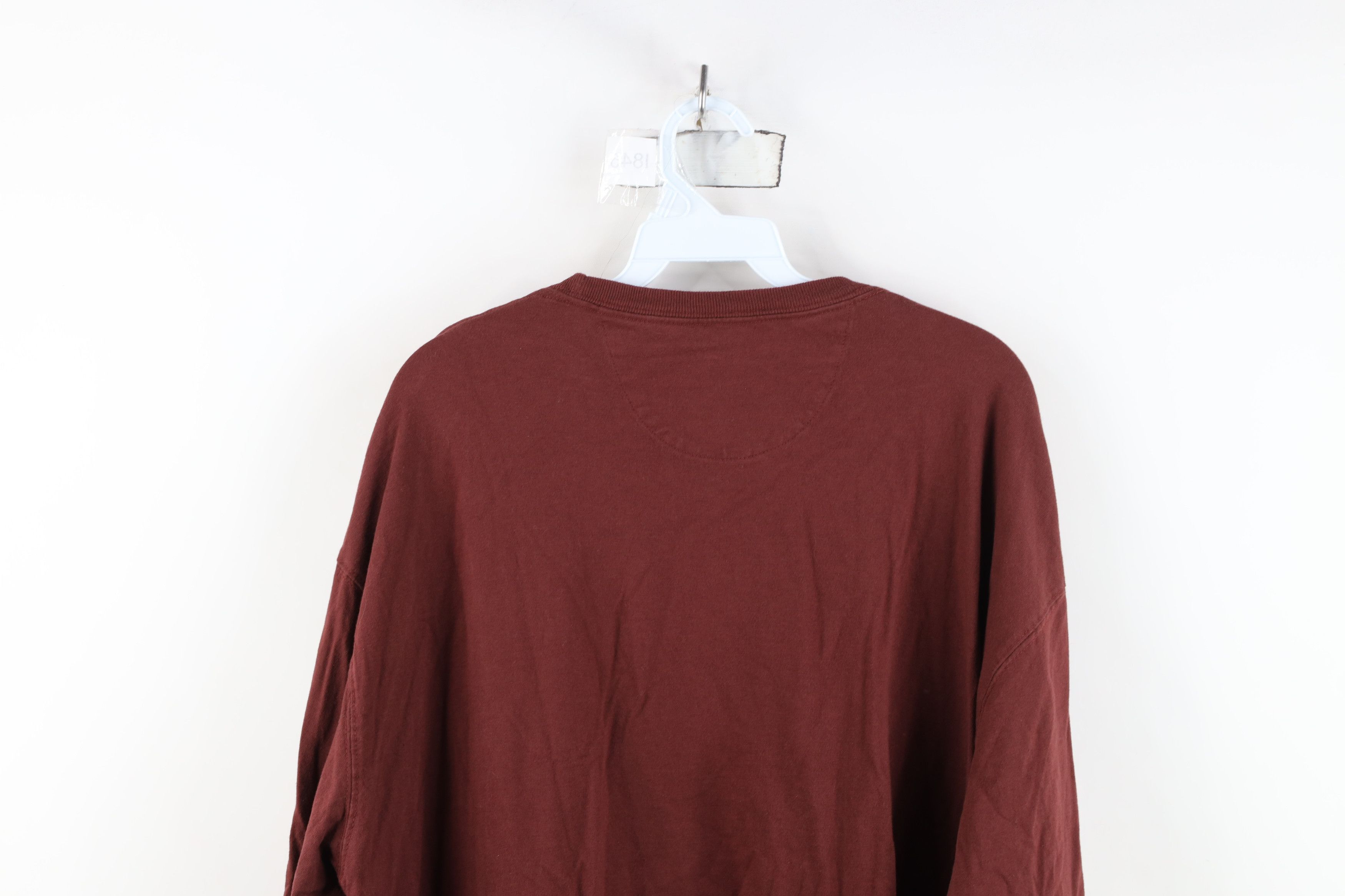 Duluth Trading Company Duluth Trading Co Relaxed Longtail T Beaver T-Shirt Maroon Size US XL / EU 56 / 4 - 12 Thumbnail