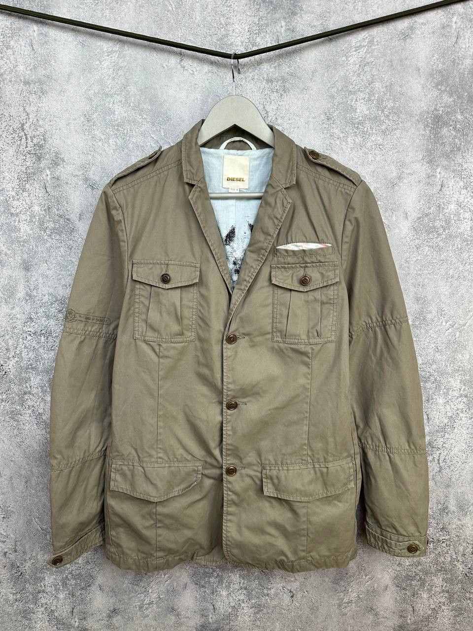 Diesel Diesel Safari/Field Khaki/Brown Millitary Jacket Army Size US M / EU 48-50 / 2 - 1 Thumbnail