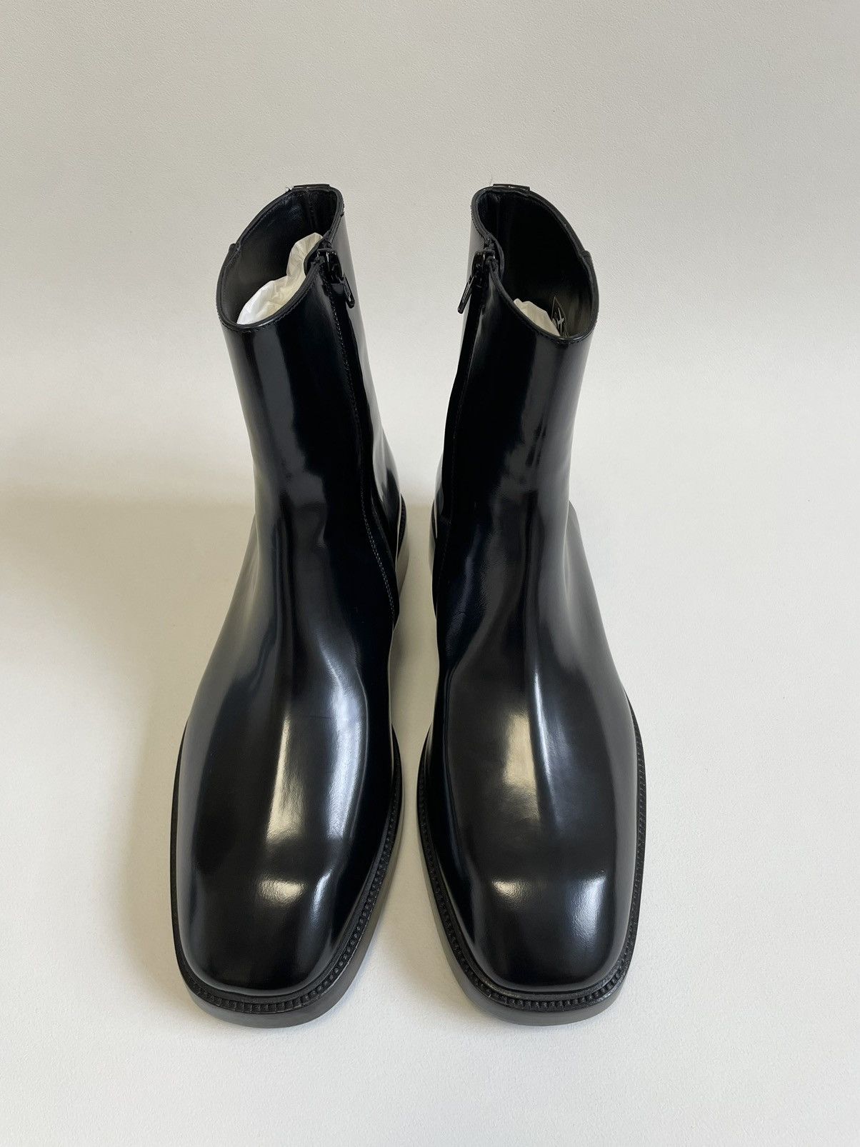 Balenciaga Black Leather ‘LED Curve’ Light Up Boots Size US 9 / EU 42 - 7 Thumbnail