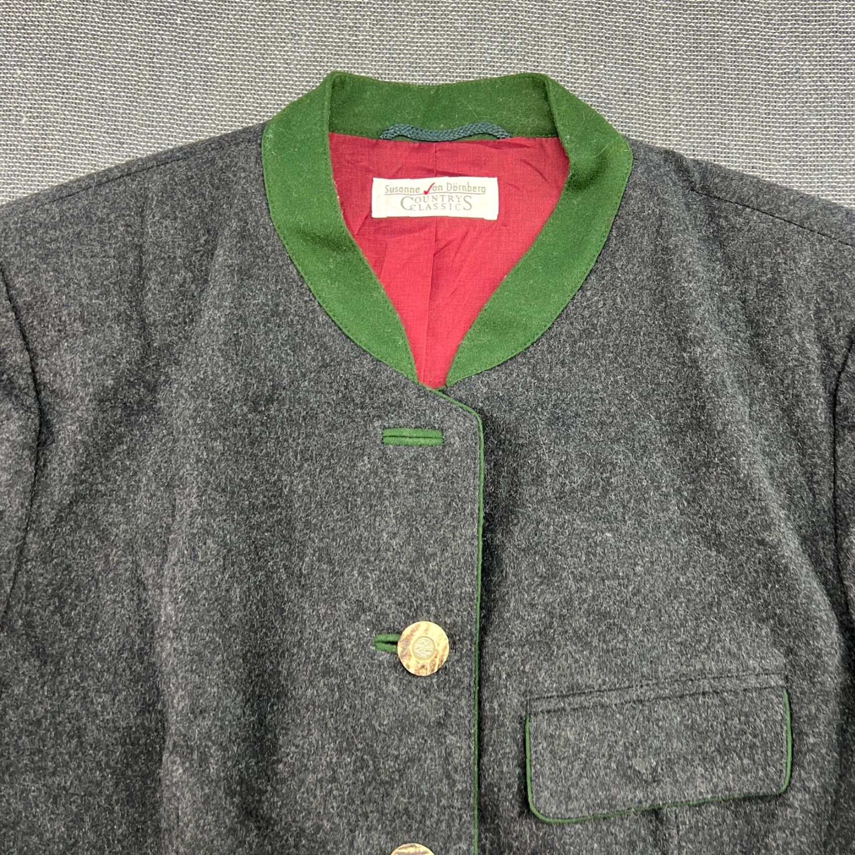 Vintage VINTAGE Meindl Blazer Jacket Womens XL Beige Wool Wooling Blazer Jacket Mens? Size XL / US 12-14 / IT 48-50 - 3 Thumbnail