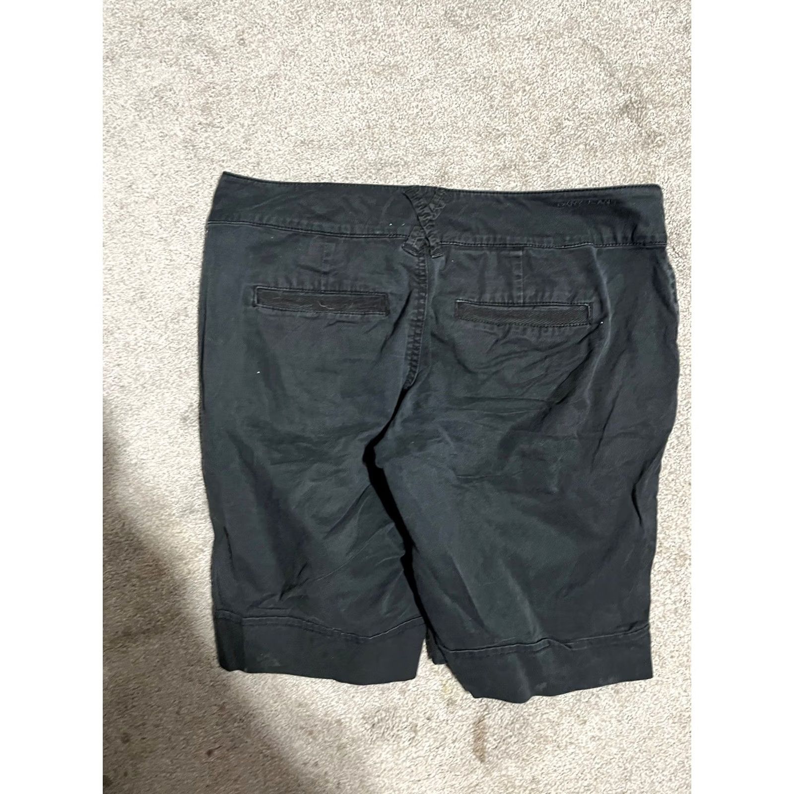 DKNY DKNY Jeans Womens 8P Black Chino Cotton Shorts Size Size 30" / US 8 / IT 44 - 2 Thumbnail