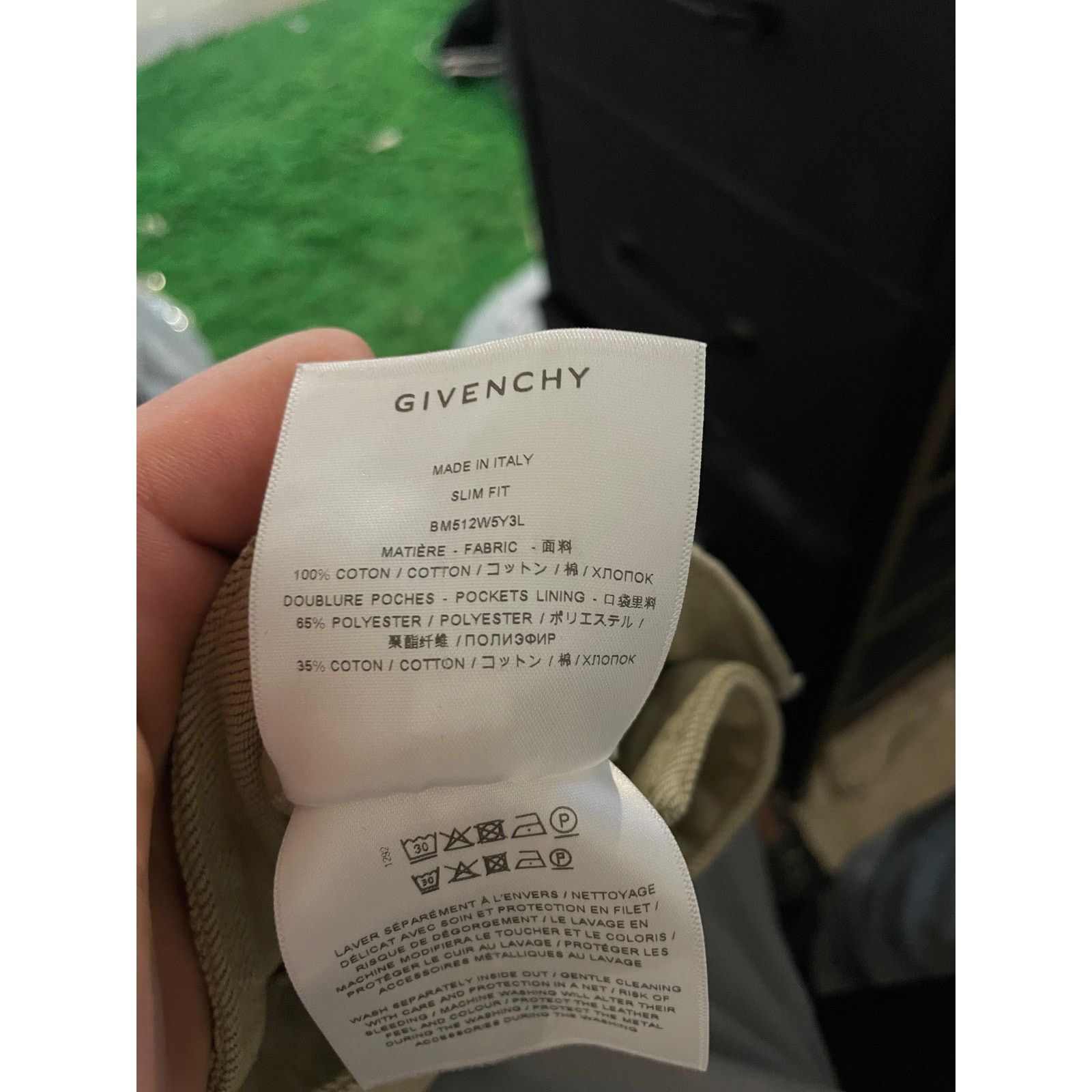 Givenchy Givenchy Ribbed Jeans Olive Used 32 Size US 32 / EU 48 - 7 Thumbnail