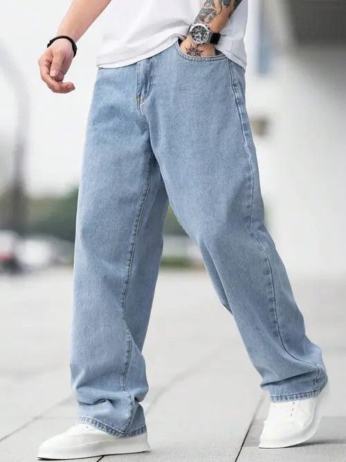 Japanese Brand × Vintage Vintage 2000s Retro Denim Jeans Loose fit Size US 34 / EU 50 - 1 Thumbnail