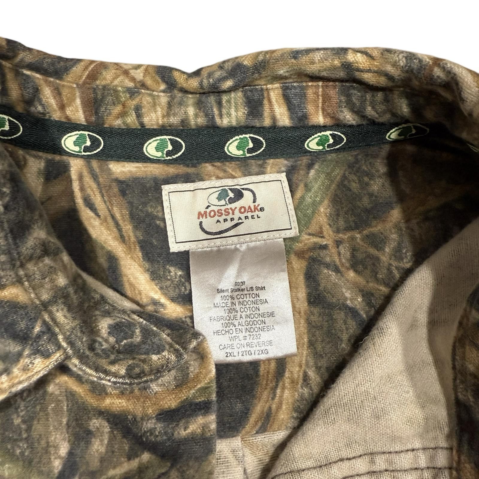 Mossy Oaks Mossy Oak Camo Long Sleeve Button Up Hunting Shirt Size US XL / EU 56 / 4 - 5 Thumbnail