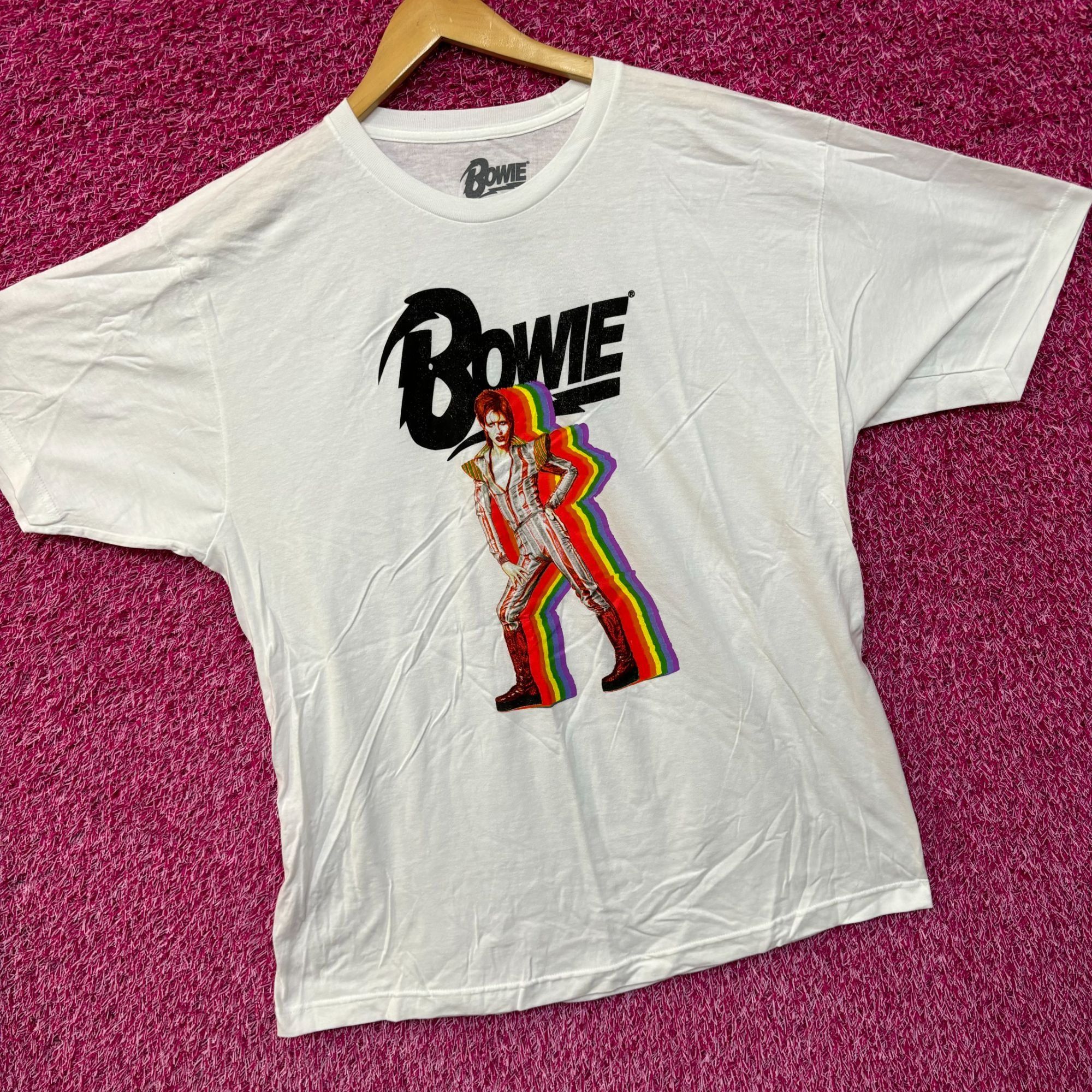 Band Tees David Bowie Ziggy Stardust Rainbow Starman Rock Tee XL Size US XL / EU 56 / 4 - 3 Thumbnail