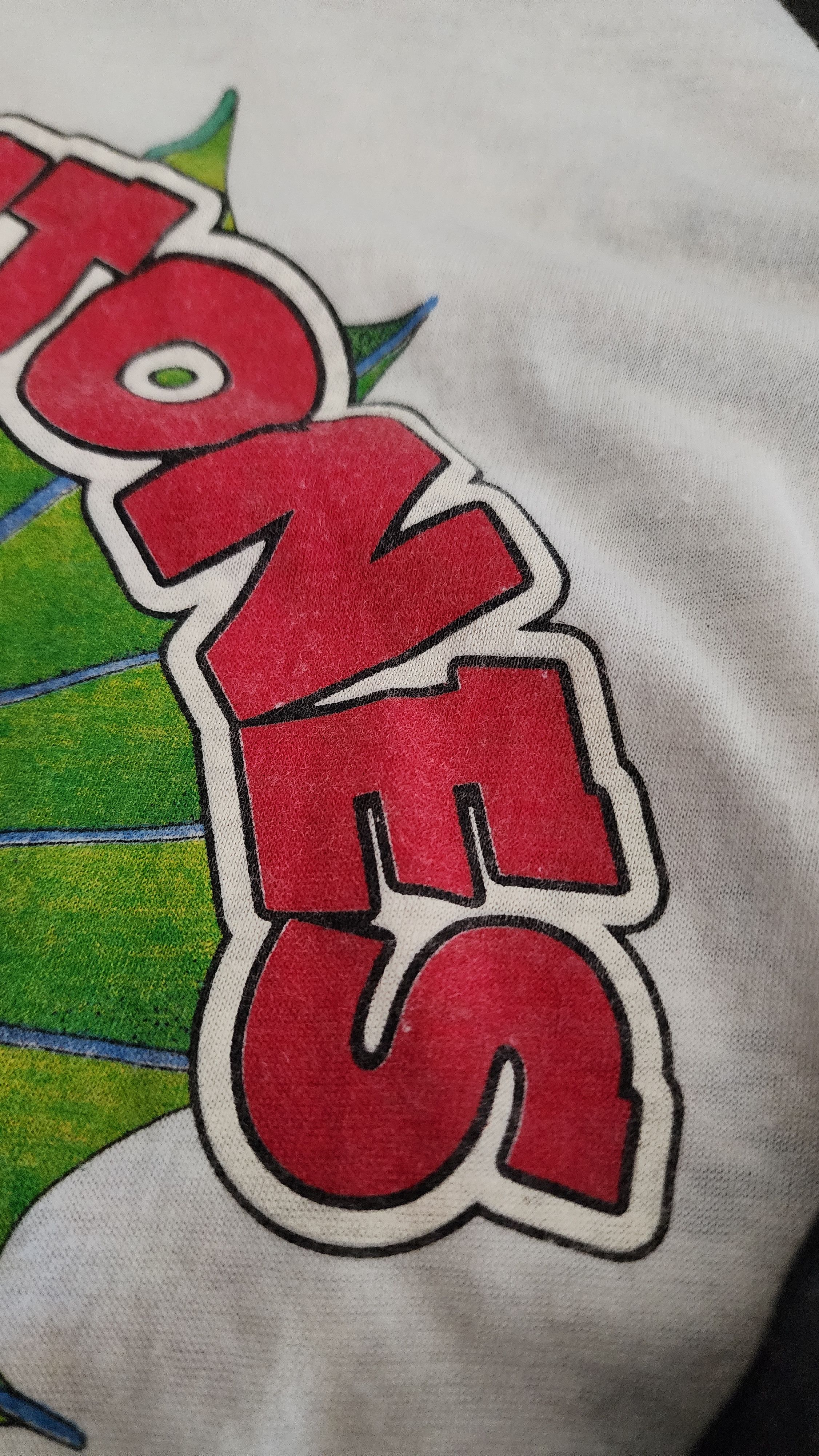 Band Tees VINTAGE ROLLING STONES 1980 TOUR RAGLAN TSHIRT Size US L / EU 52-54 / 3 - 7 Thumbnail