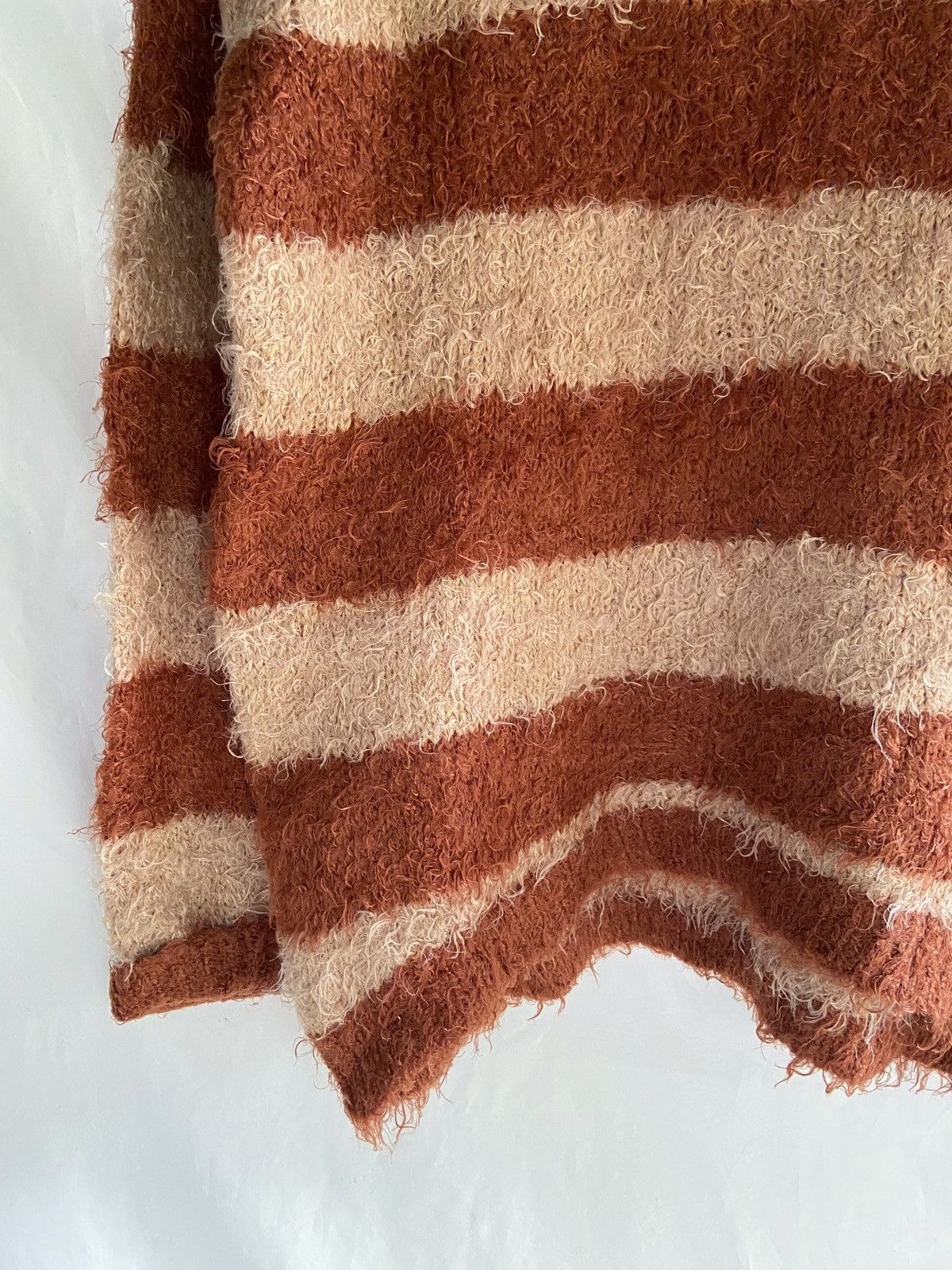 Yasuyuki Ishii OZOC STRIPED KURT COBAIN GRUNGE STYLE KNIT Size US L / EU 52-54 / 3 - 5 Thumbnail