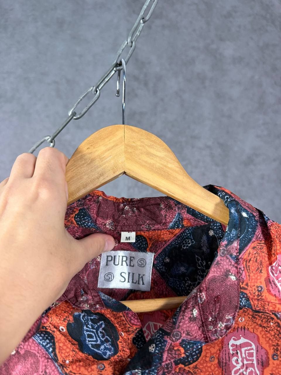 Vintage Art crazy vintage silk shirt Size US L / EU 52-54 / 3 - 5 Thumbnail