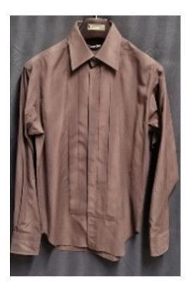 image of Tom Ford O1Loc1C0224 94Ylrbsz Shirt In Brown, Men's (Size Small)