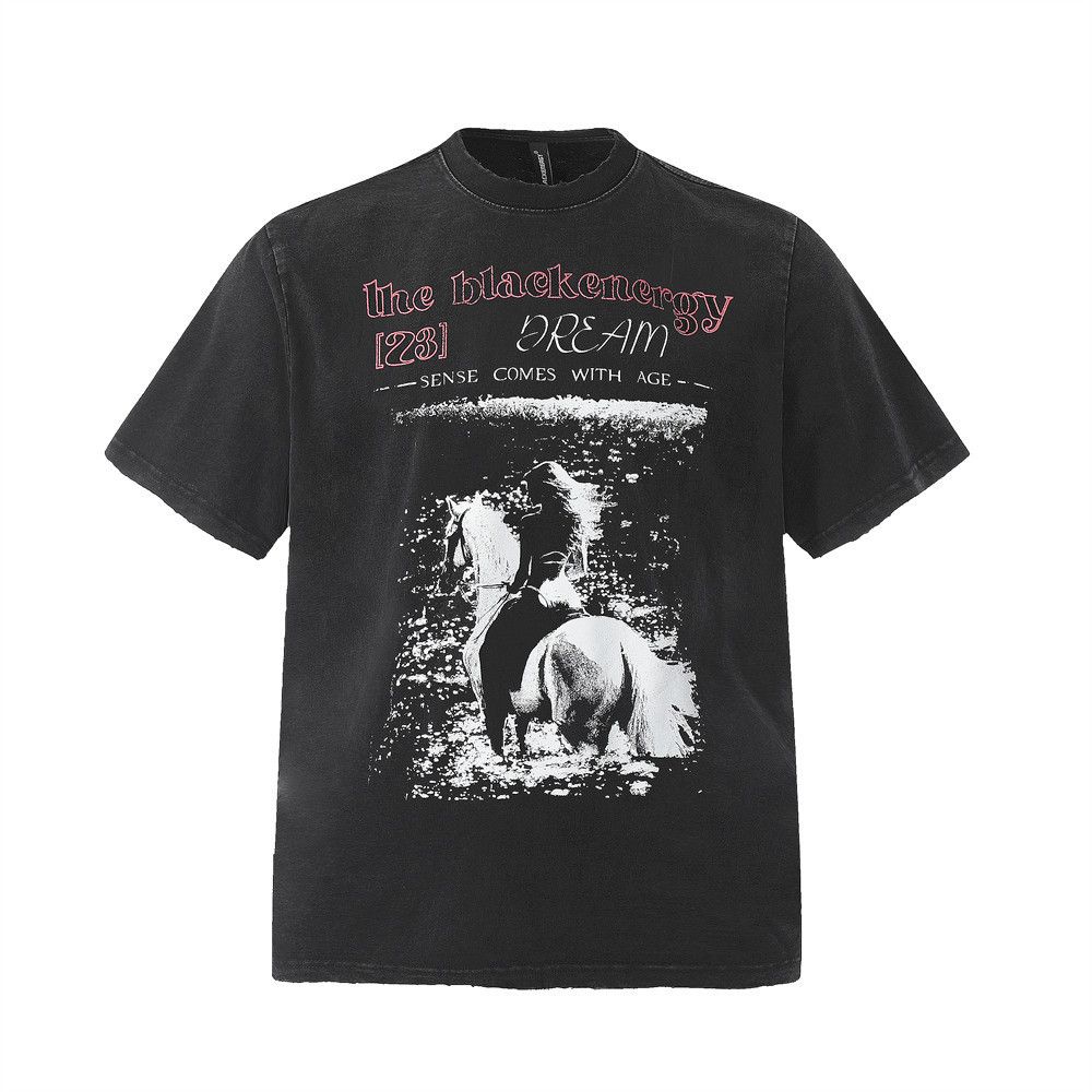 Japanese Brand × Vintage Men's casual street riding back graphic print T-shirt Size US M / EU 48-50 / 2 - 1 Thumbnail