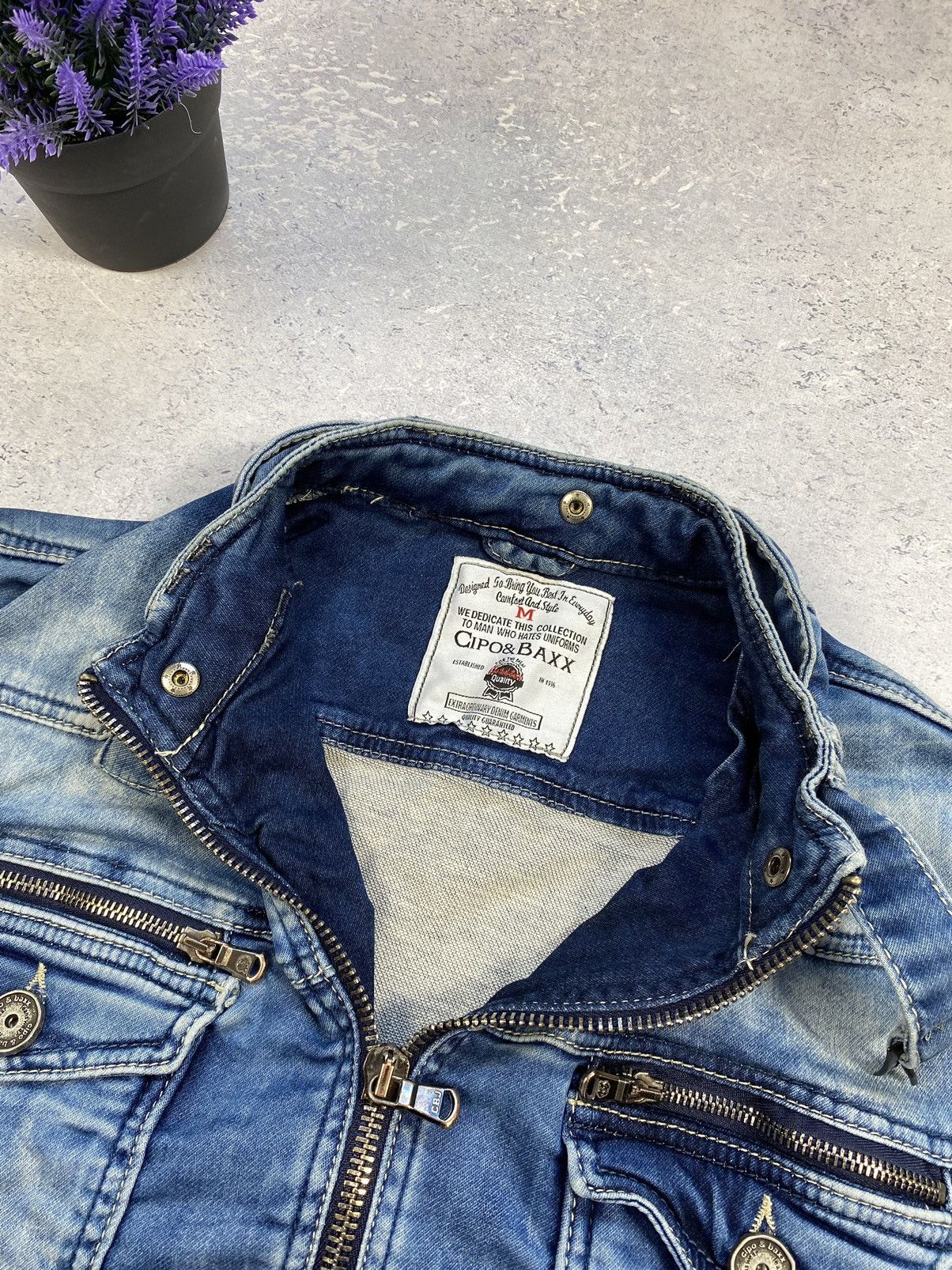 Designer × Japanese Brand Avant Garde Cipo Baxx Denim Jacket Size Medium Size US M / EU 48-50 / 2 - 16 Thumbnail