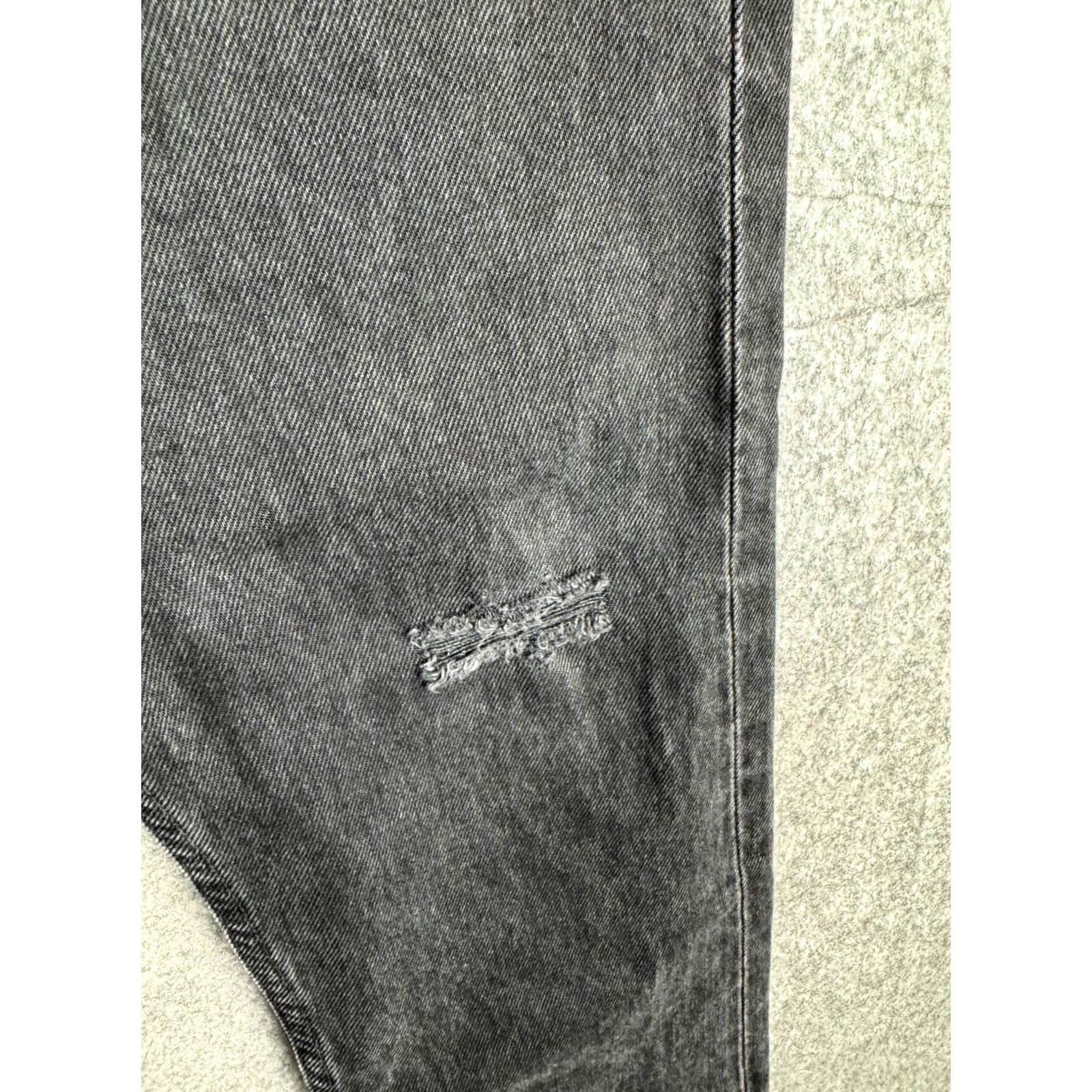 Agolde VINTAGE Agolde Jeans Women 28 Distressed Black 90s Pinch High Rise Straight Size 28" / US 6 / IT 42 - 6 Thumbnail
