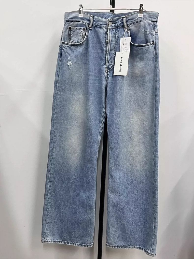 Acne Studios acne studios Slightly flared loose washed jeans Size US 32 / EU 48 - 1 Thumbnail