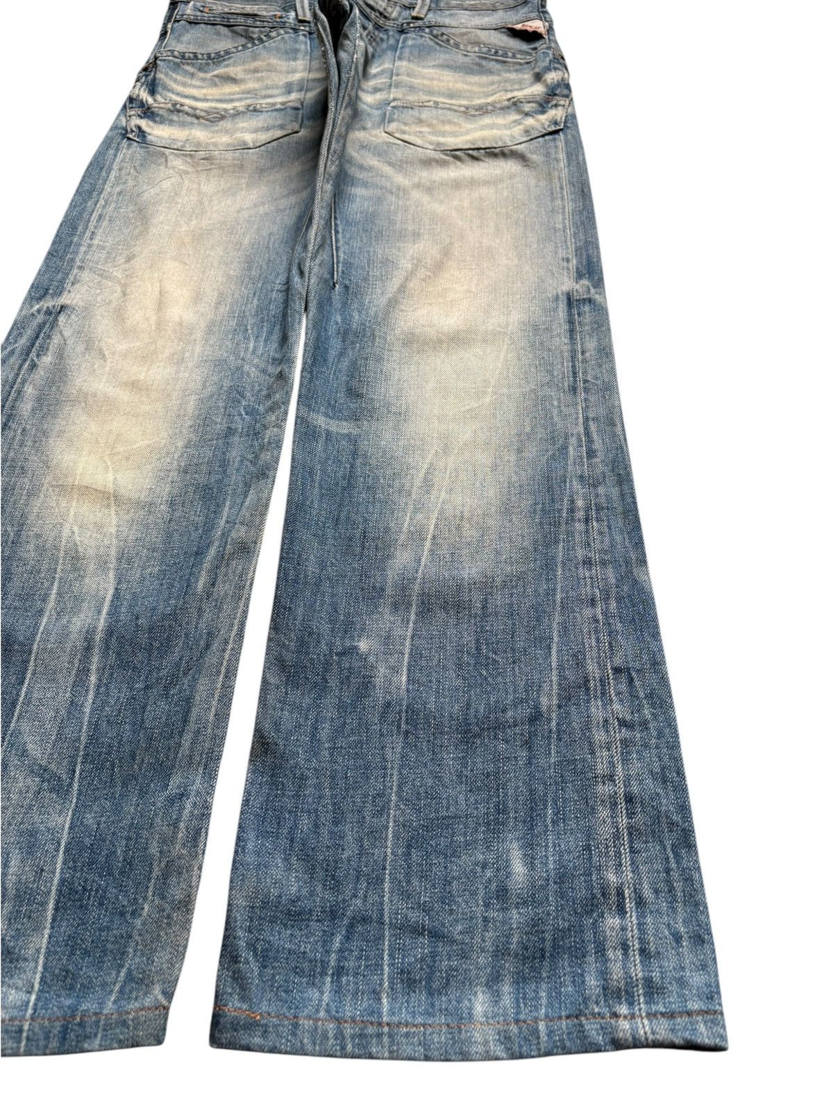 Replay Vintage Replay Skar Rusty Mud Wash Distressed Baggy Jeans Size US 32 / EU 48 - 7 Thumbnail