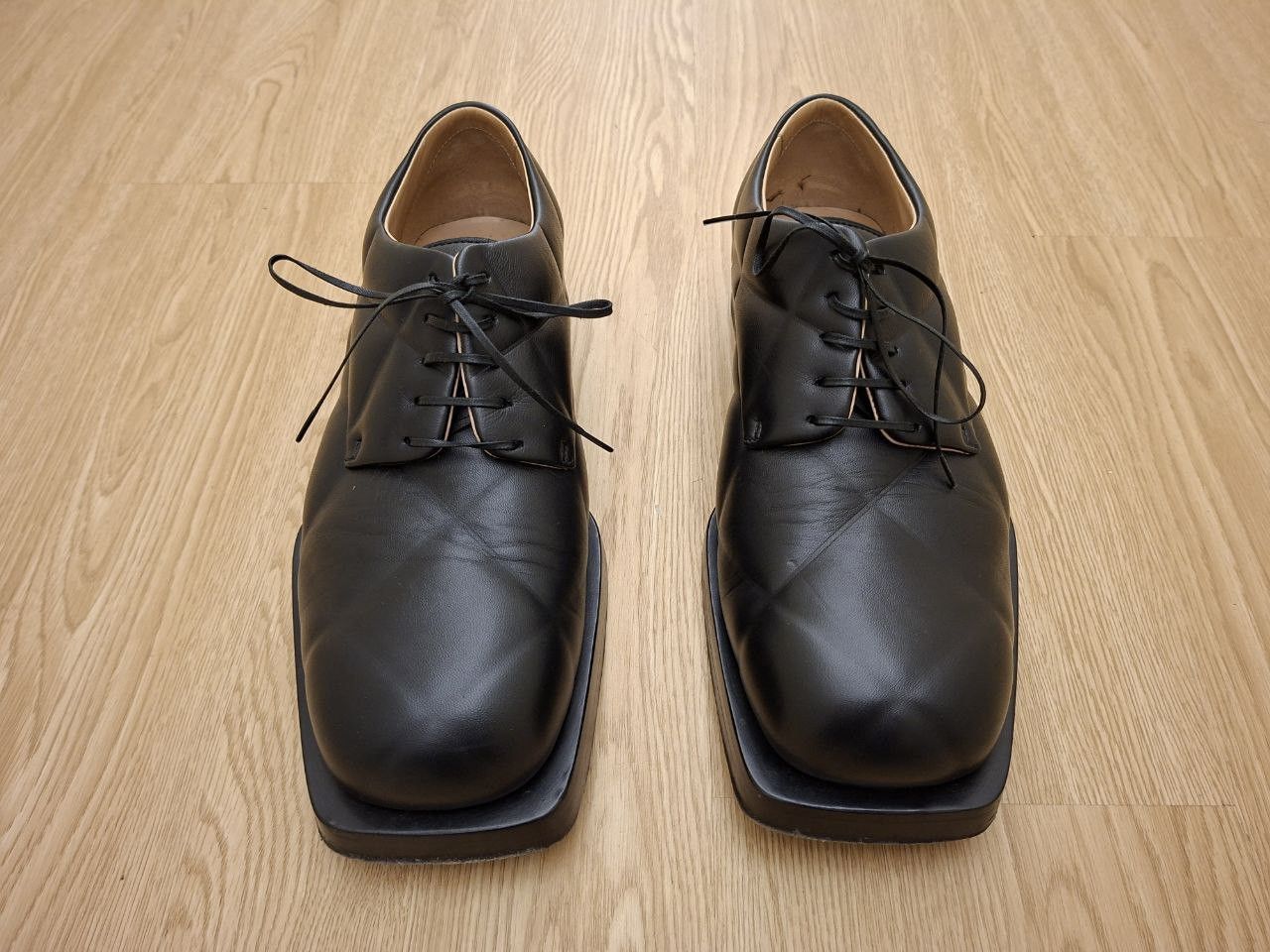 Bottega Veneta FINAL PRICE BV Stilt Platform Derby Clear Sole 43