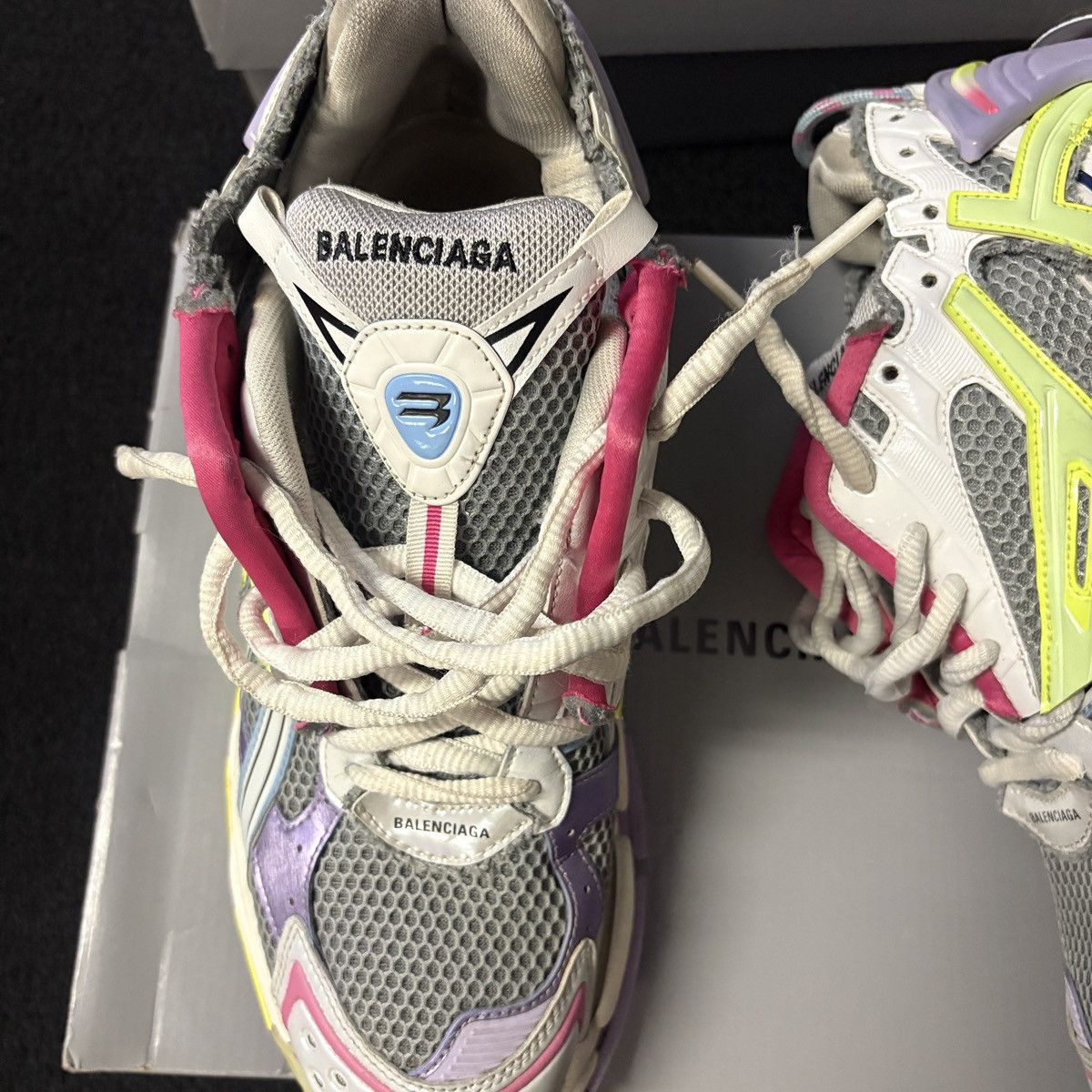 Balenciaga Balenciaga Runner Grey Multi Color Size US 12 / EU 45 - 5 Thumbnail