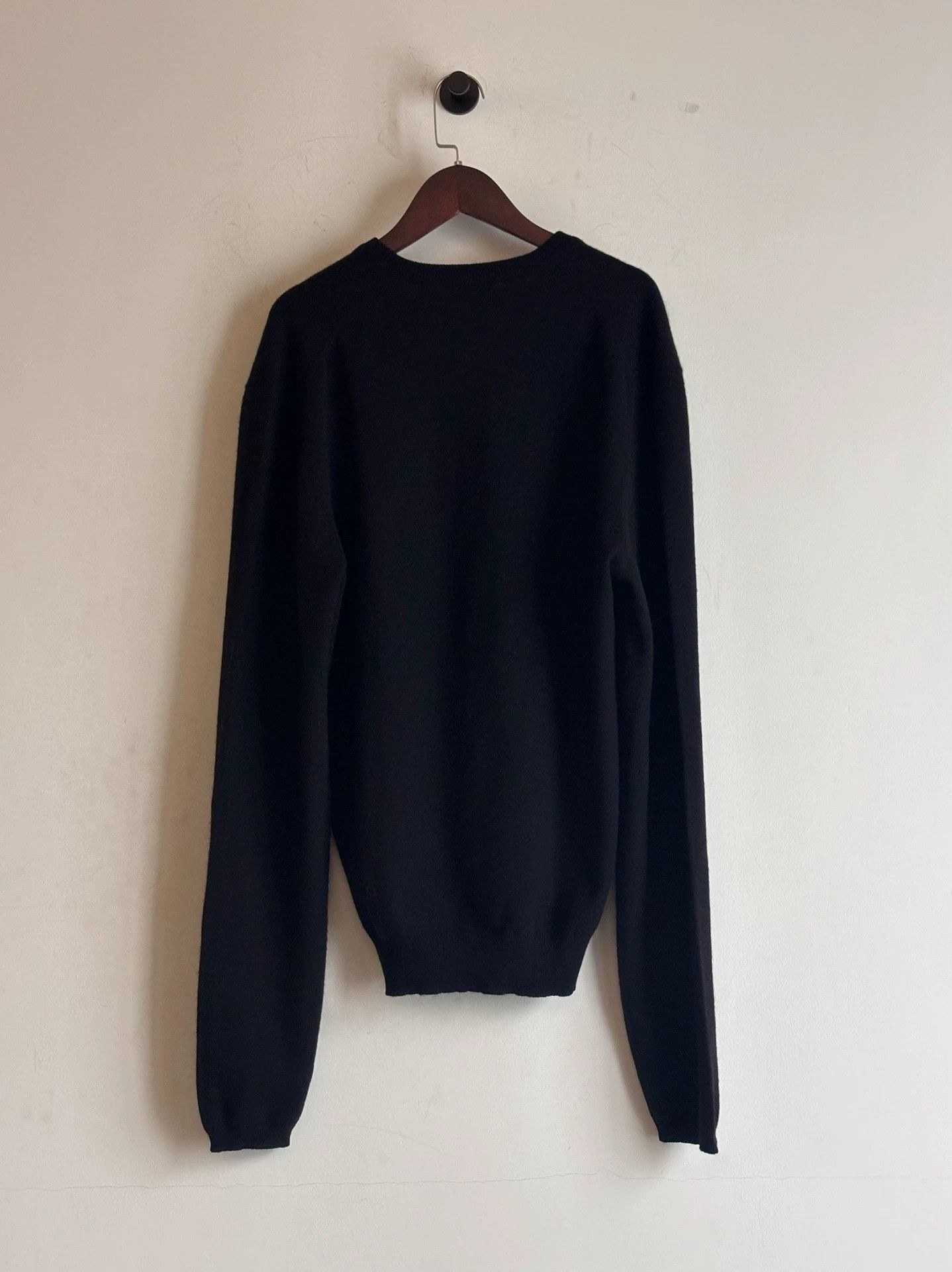 Dior Black V-Neck Long Sleeve Sweater Size US L / EU 52-54 / 3 - 4 Thumbnail
