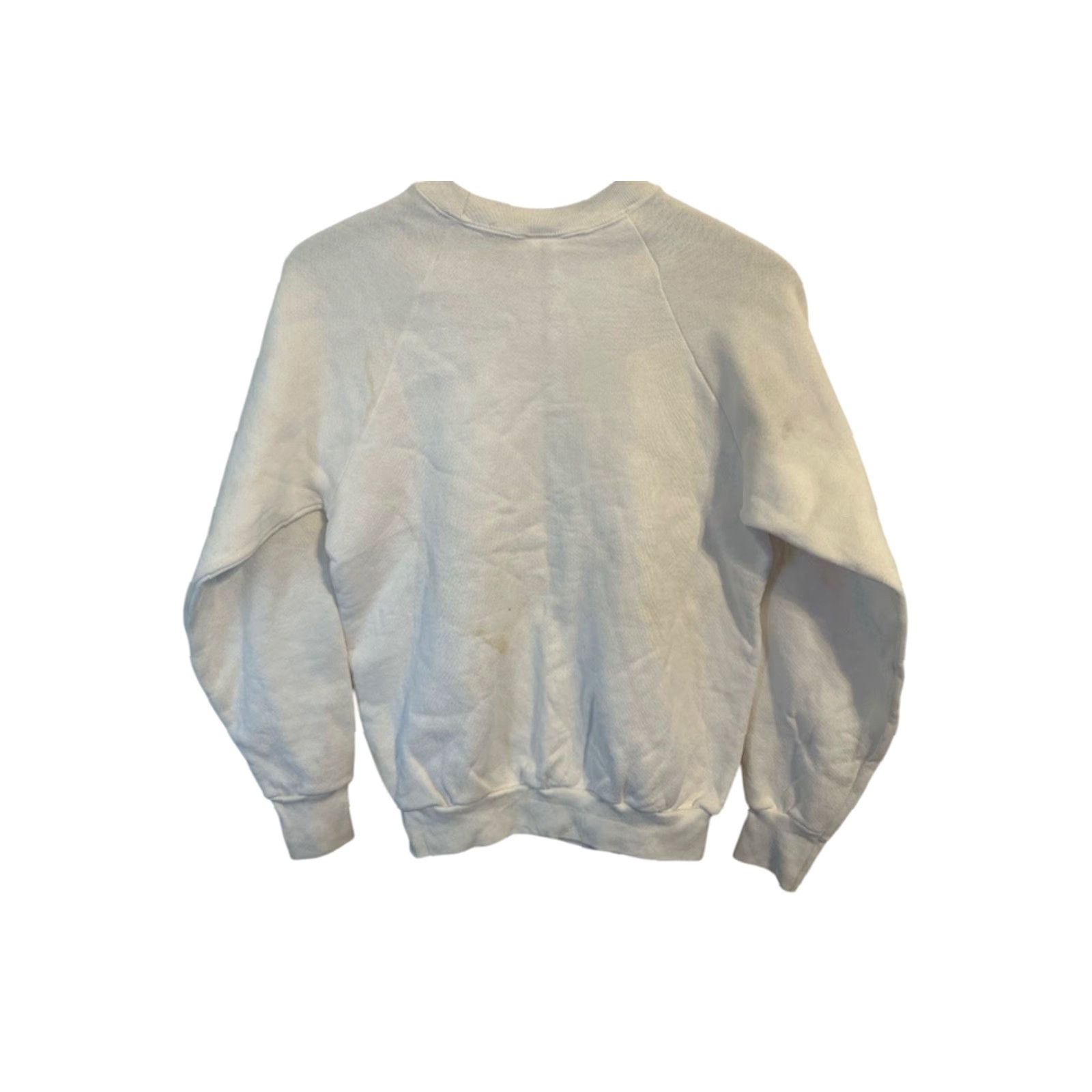 Fruit Of The Loom VINTAGE Fruit of the Loom Sweatshirt Mens 90s Crewneck White Cotton Blend 50/50 NOS NWOT USA Size US M / EU 48-50 / 2 - 5 Thumbnail
