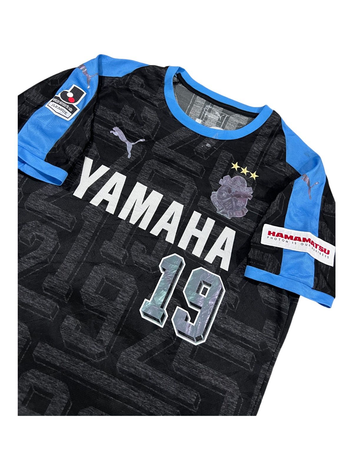 Japanese Brand × Puma 2018 Jubilo Iwata J-League Puma #19 Hiroki Special Jersey Size US M / EU 48-50 / 2 - 3 Thumbnail