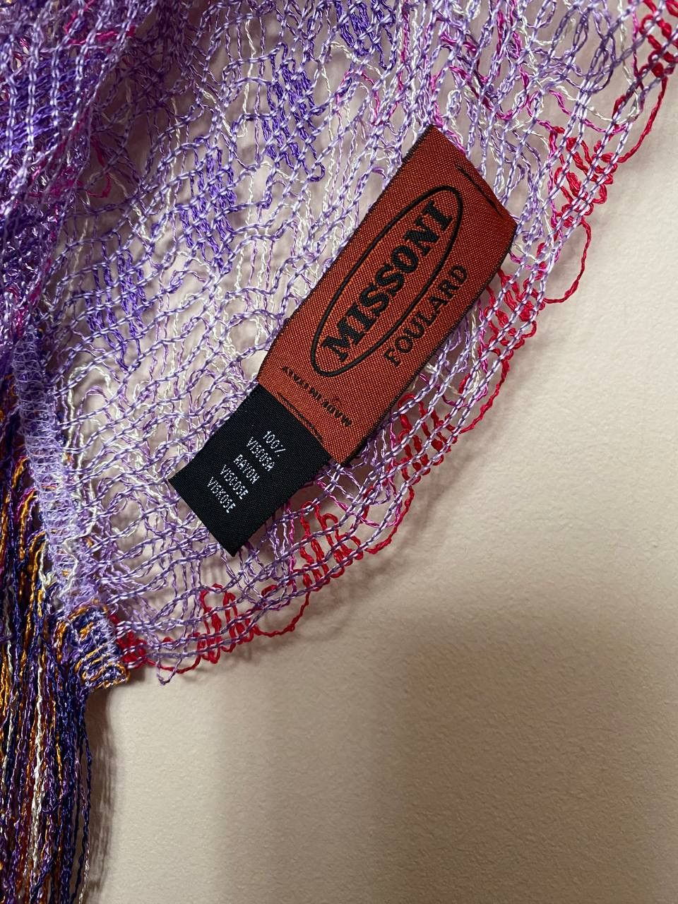Missoni Vintage Missoni Multicolour Scarf Knitwear Poncho Size ONE SIZE - 2 Thumbnail