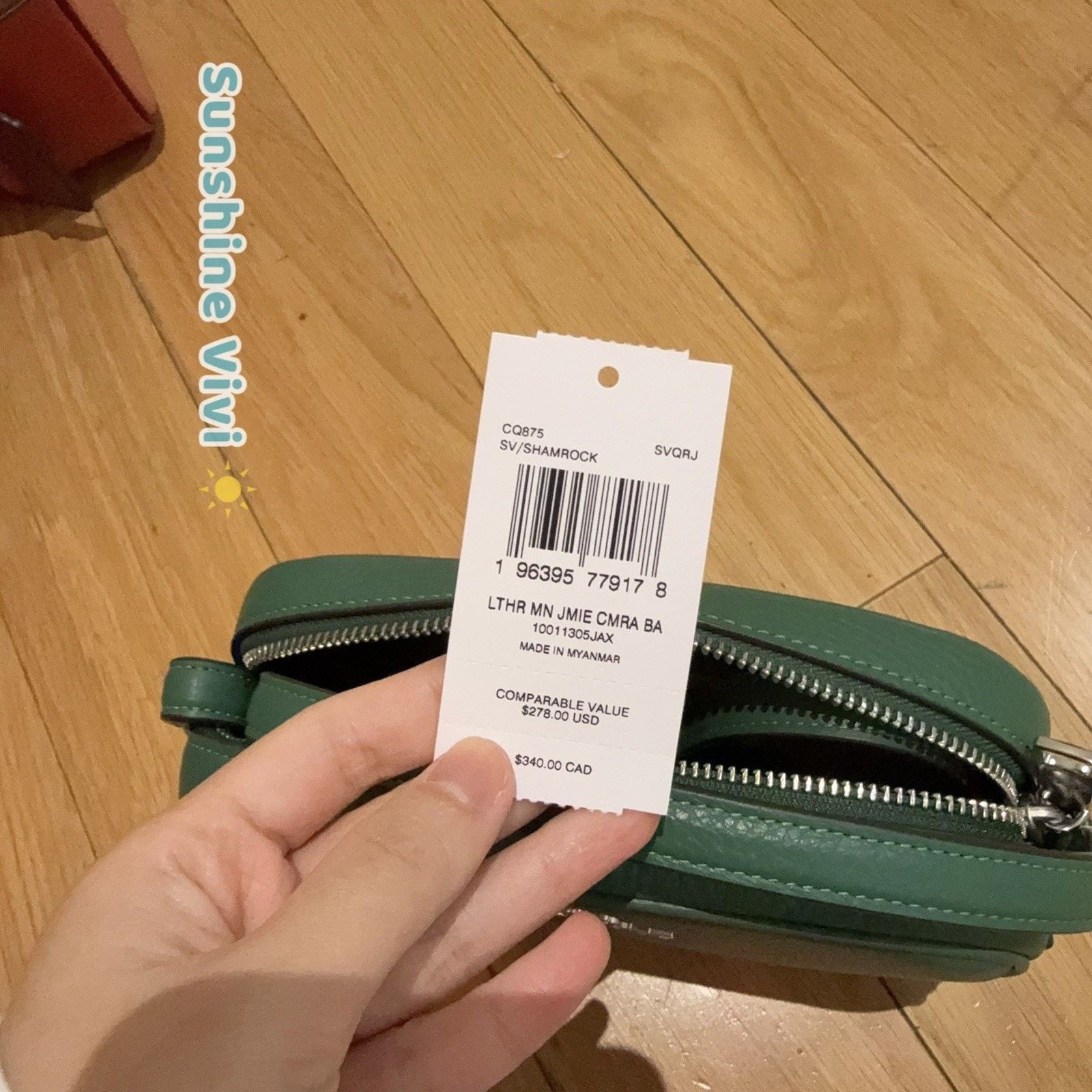Coach NWT COACH Mini Jamie Camera Crossbody Bag CQ875 Shamrock Size ONE SIZE - 2 Thumbnail