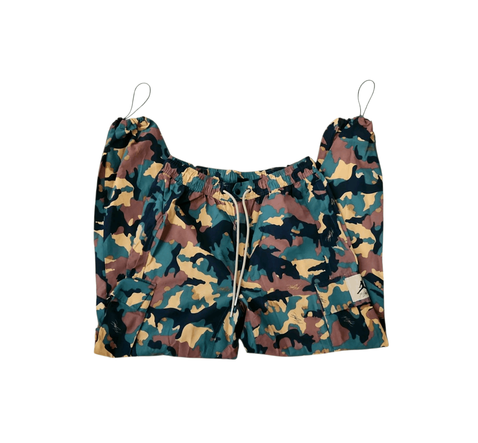 Jordan Brand × Nike Jordan X Nike Joggers SZ Large Flight Heritage Camo Cargo Size US 34 / EU 50 - 3 Thumbnail