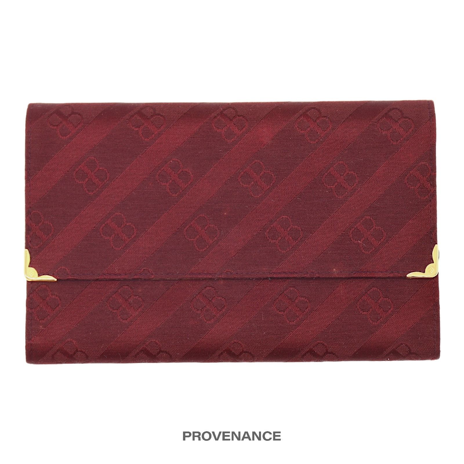 Balenciaga 🔴 Balenciaga BB Canvas Trifold Wallet - Red Monogram Size ONE SIZE - 1 Thumbnail