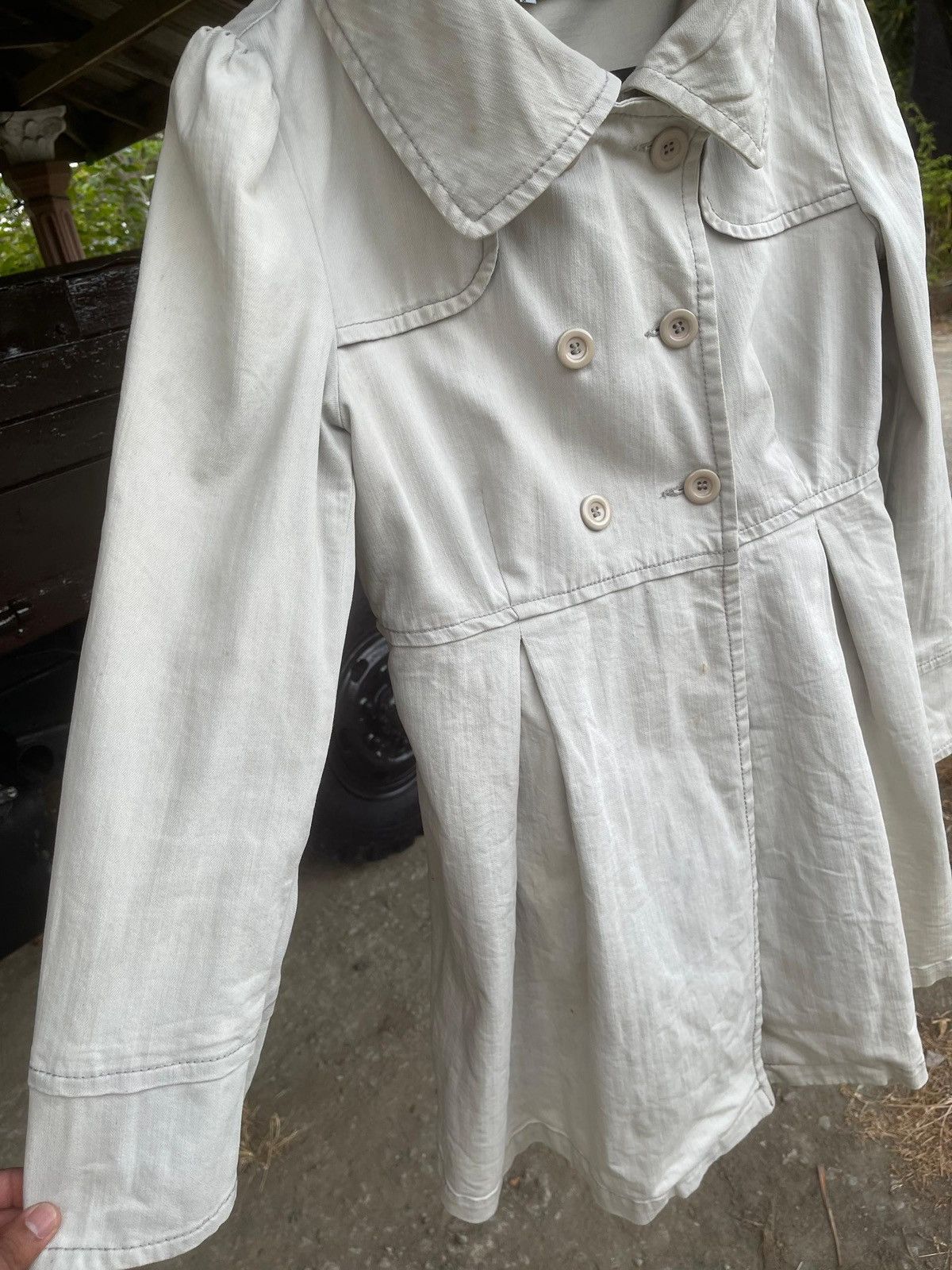 Moschino Vintage Moschino Jeans Donna Cotton Double Breasted Coat Size S / US 4 / IT 40 - 6 Thumbnail