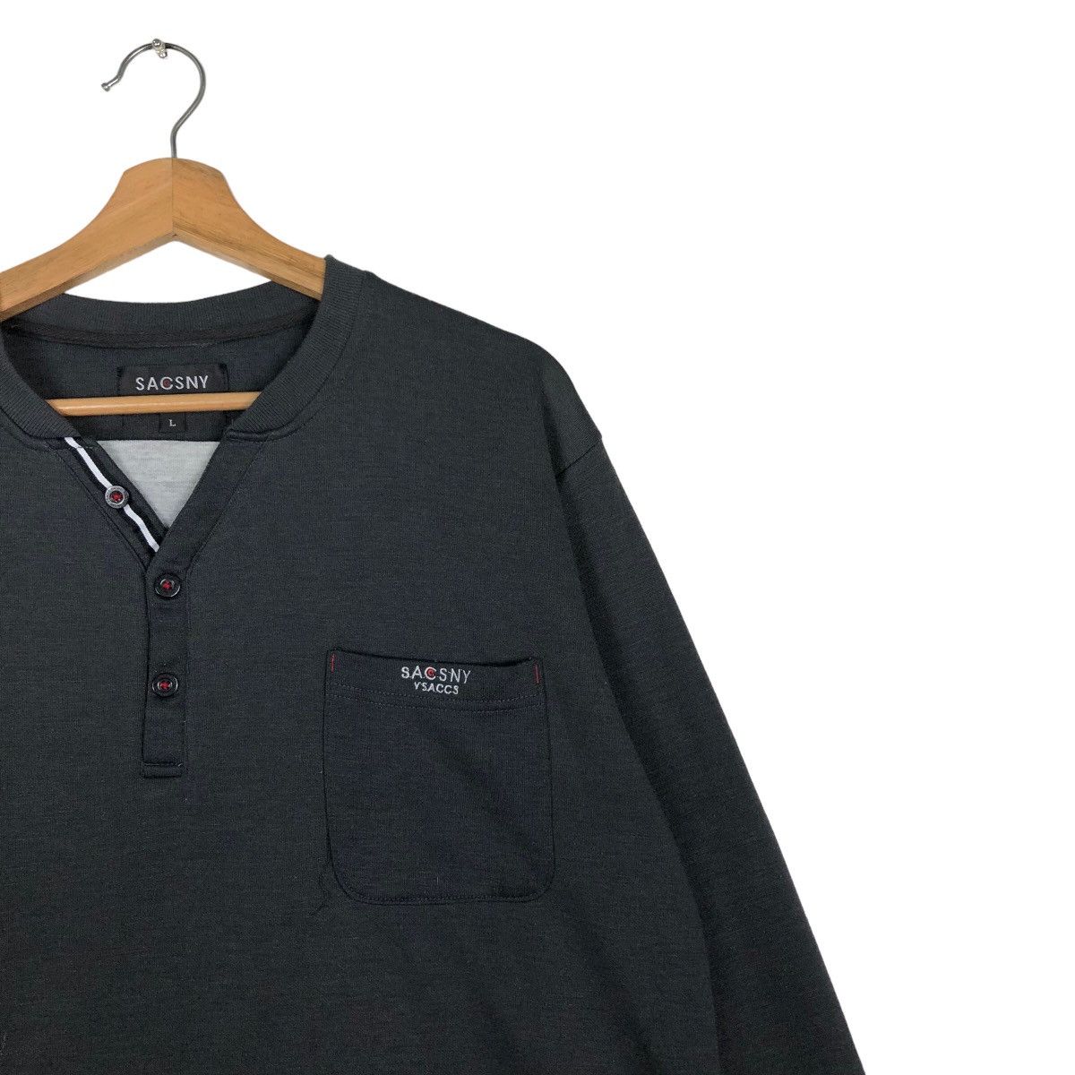 Japanese Brand 🔥VINTAGE LONG SLEEVE SWEATSHIRT SACSNY Y’SACCS JAPAN Size US L / EU 52-54 / 3 - 6 Thumbnail