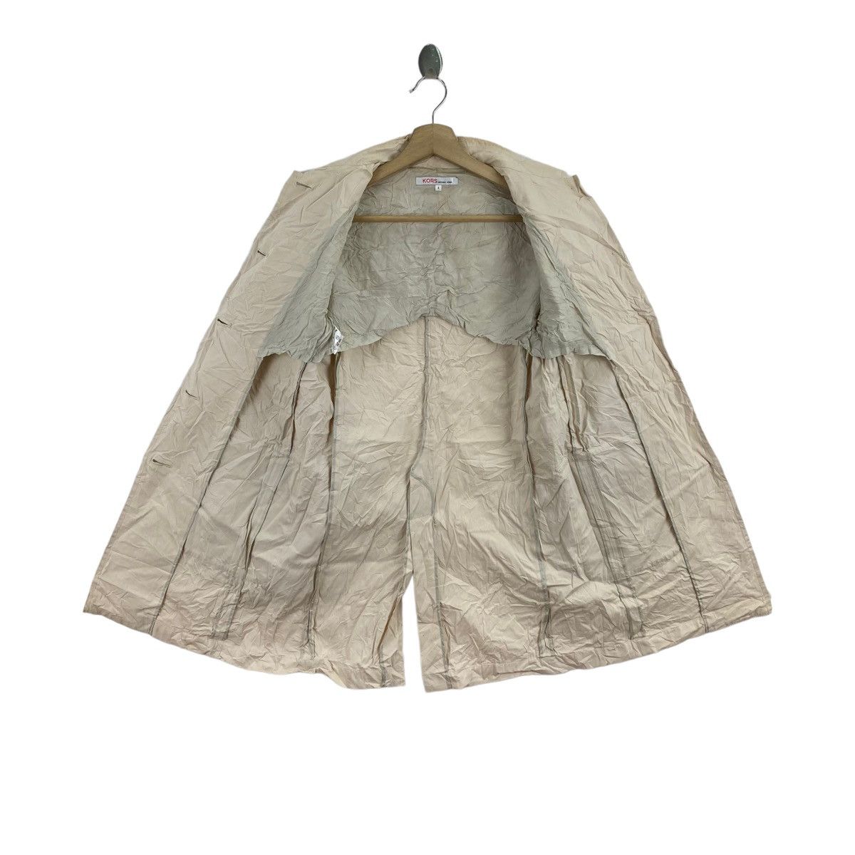 Michael Kors MICHAEL KORS USA Button Up Pockets Cream Parka Coat Size S / US 4 / IT 40 - 3 Thumbnail