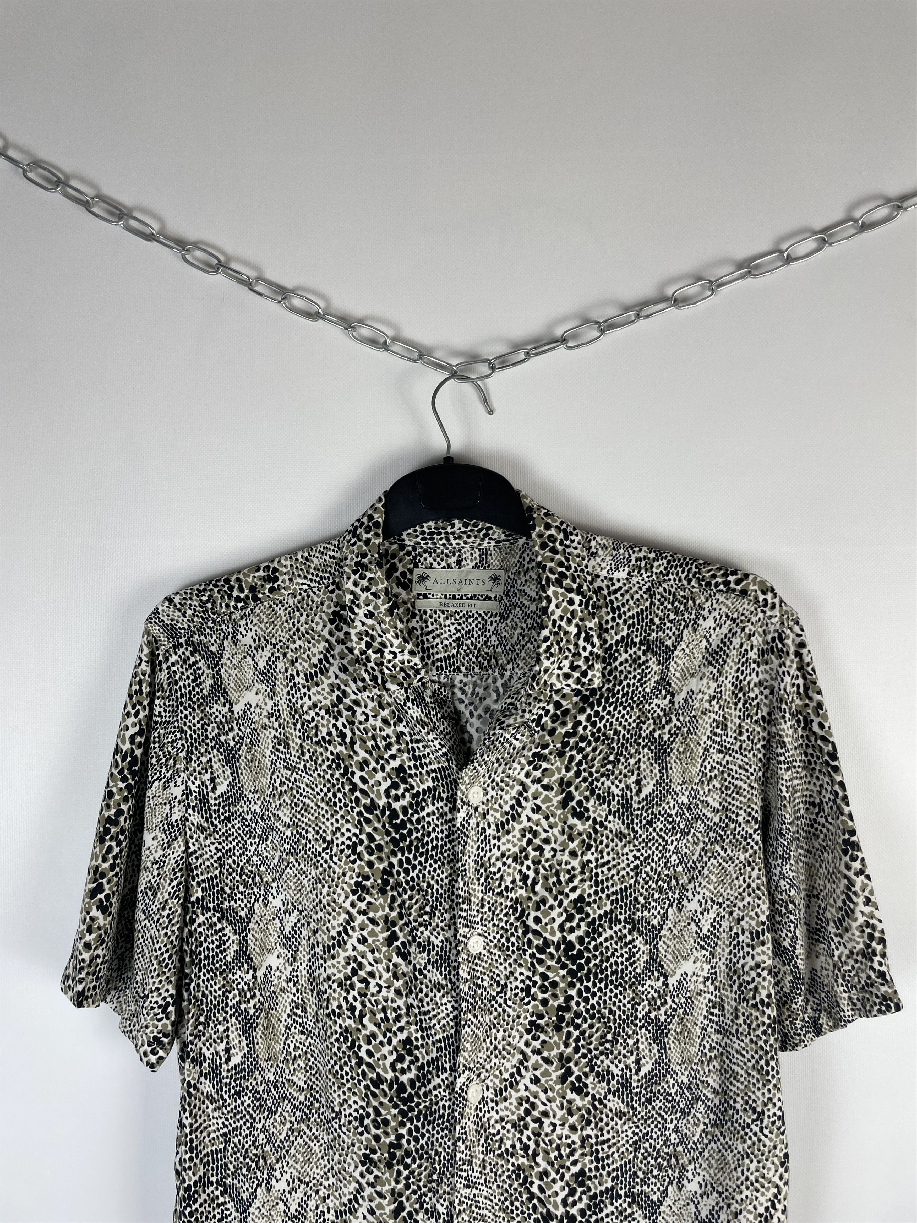 Allsaints Vintage Y2K Allsaints Hawaiian Shirt Size US M / EU 48-50 / 2 - 3 Thumbnail