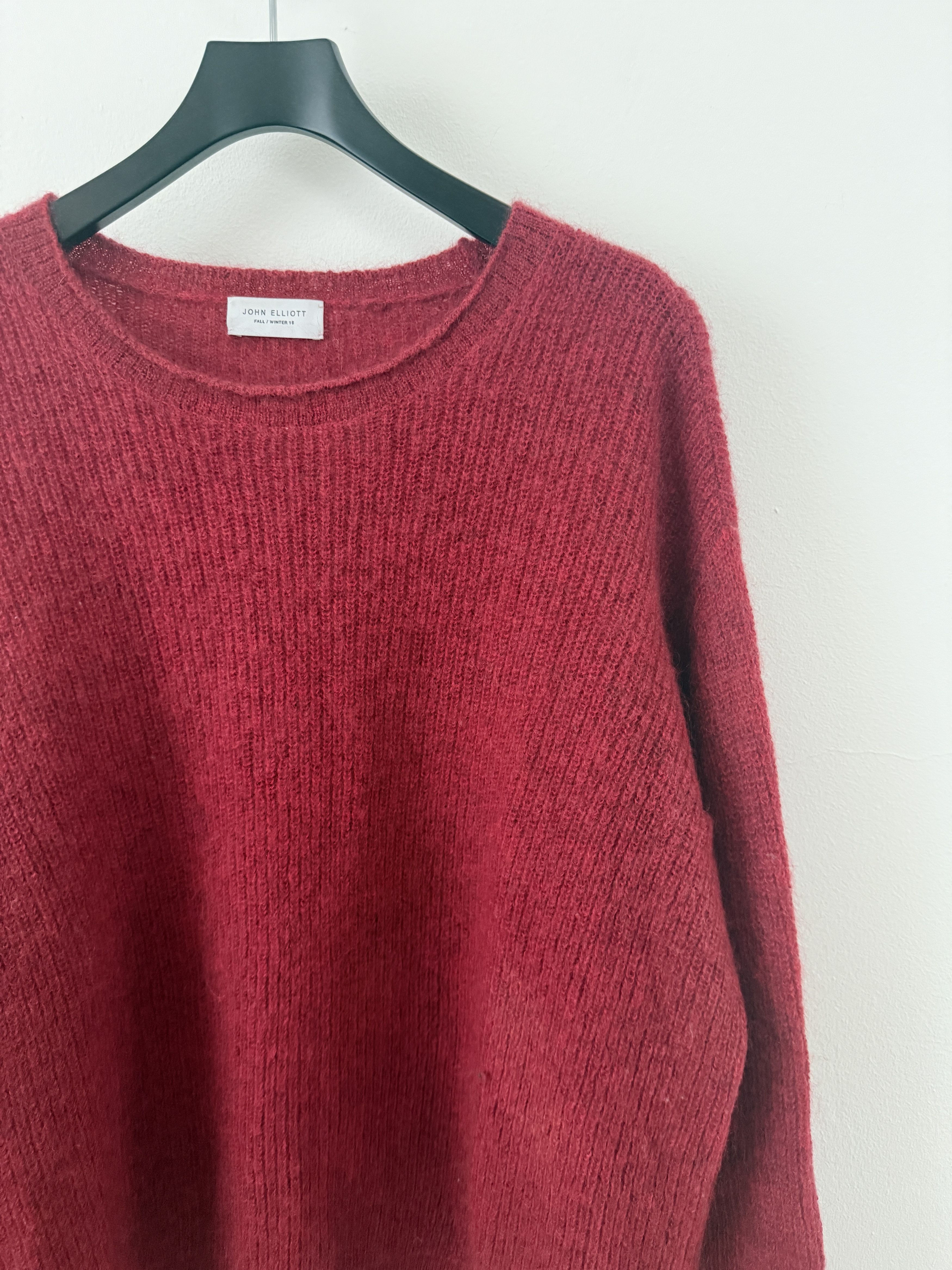 John Elliott Mohair Crewneck Sweater Size US L / EU 52-54 / 3 - 13 Thumbnail