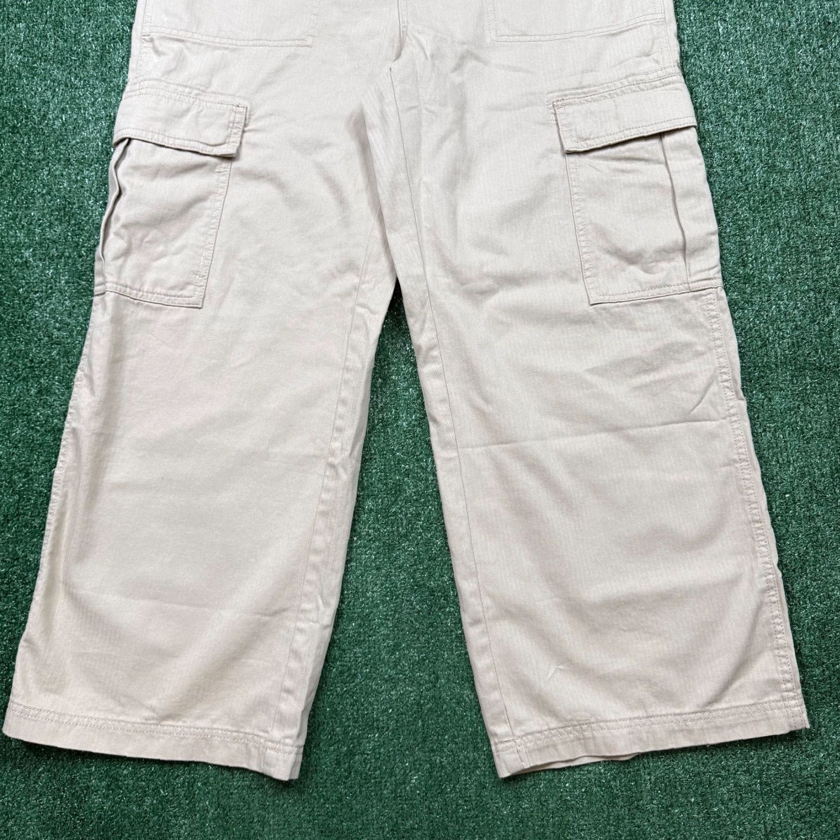 Cotton On Cotton On Cargo Pants Men's Size 34x28 Brown Cotton Cargo Pocket Flat Front Vintage No 28 Inseam Size US 34 / EU 50 - 3 Thumbnail