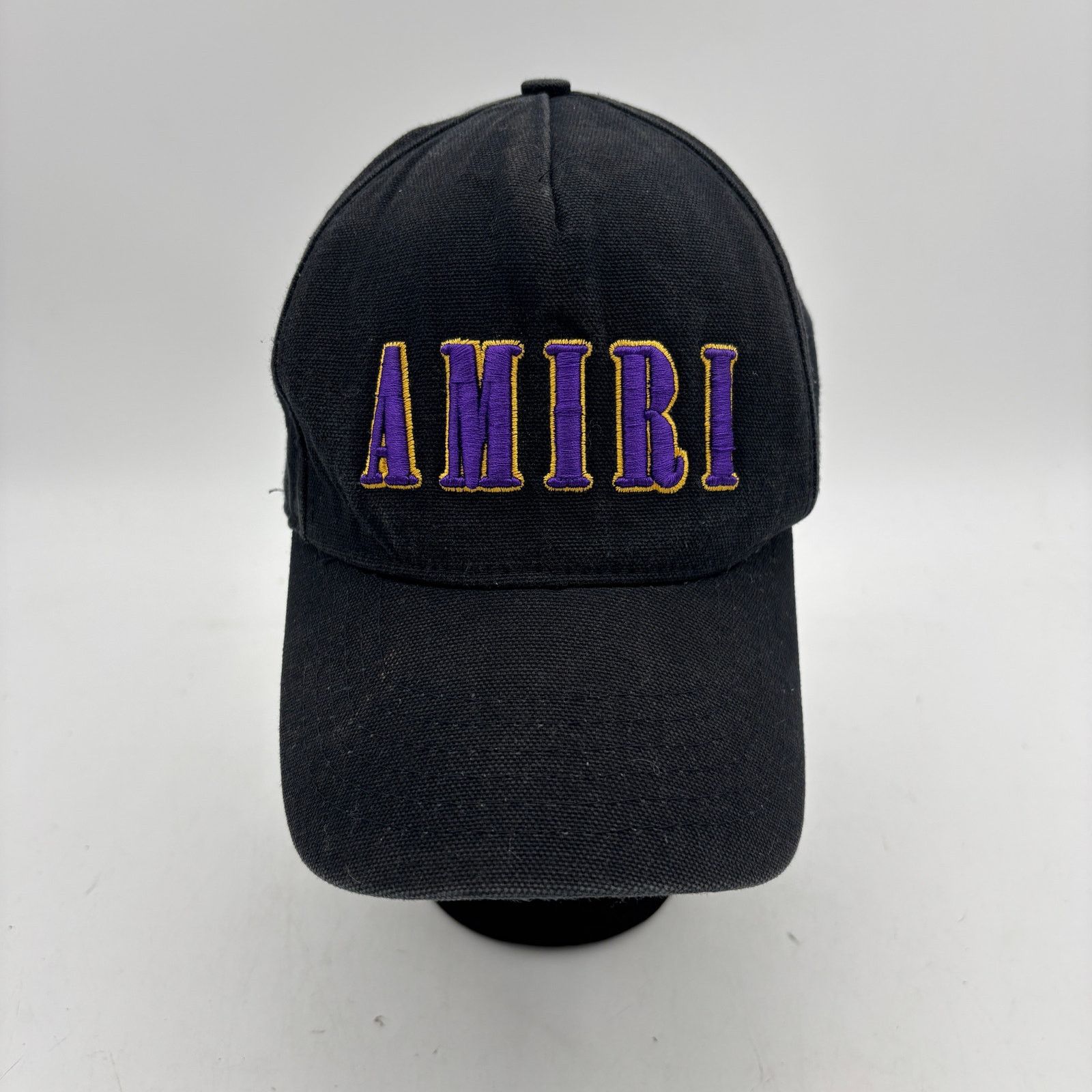 Amiri Amiri LA Purple Gold Core Logo Snapback Hat Size ONE SIZE - 1 Thumbnail
