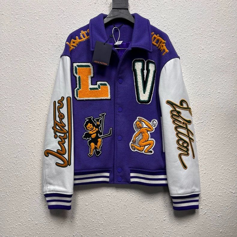 Louis Vuitton Louis Vuitton Jumping Frog Embroidered Cupid Leather Sleeve Size US L / EU 52-54 / 3 - 1 Thumbnail