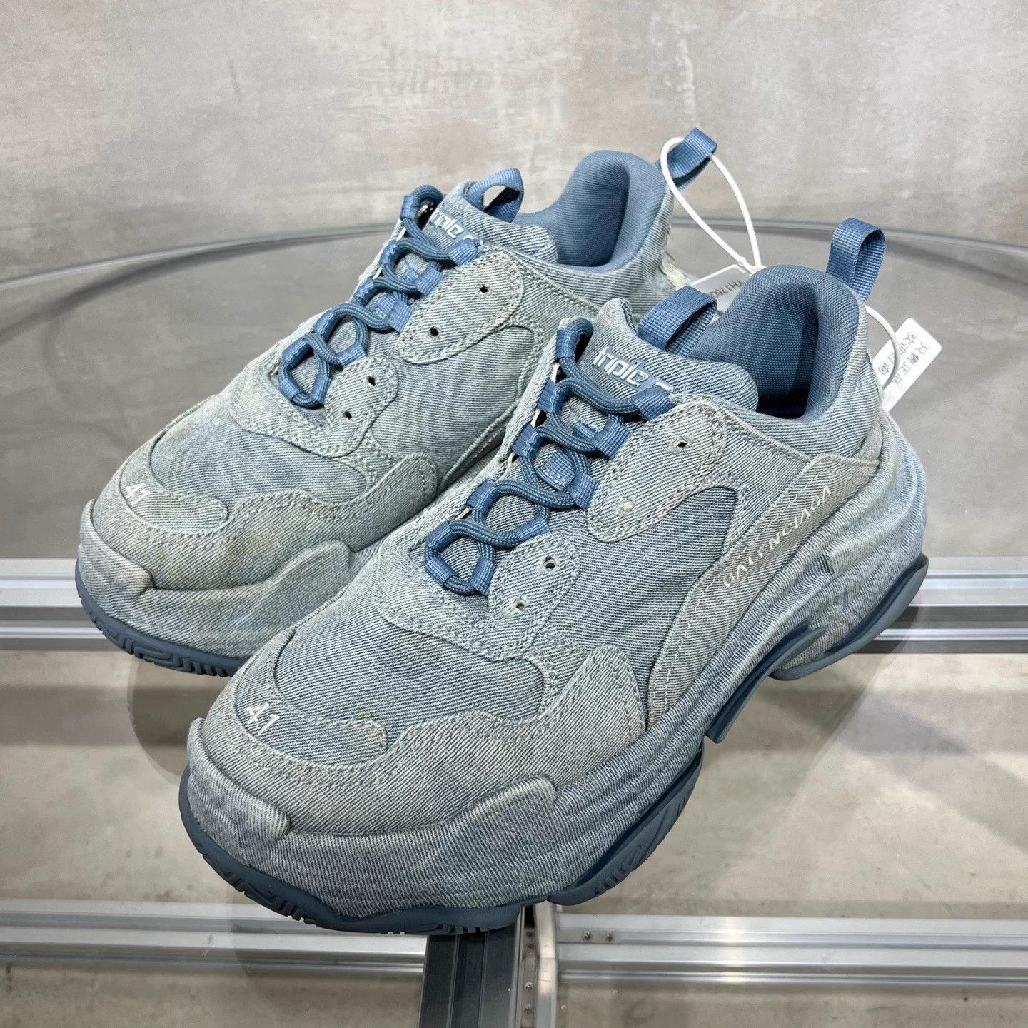 Balenciaga Balenciaga BLCG Triple S Denim Blue 41 Dad Sneakers Size US 8 / EU 41 - 2 Thumbnail