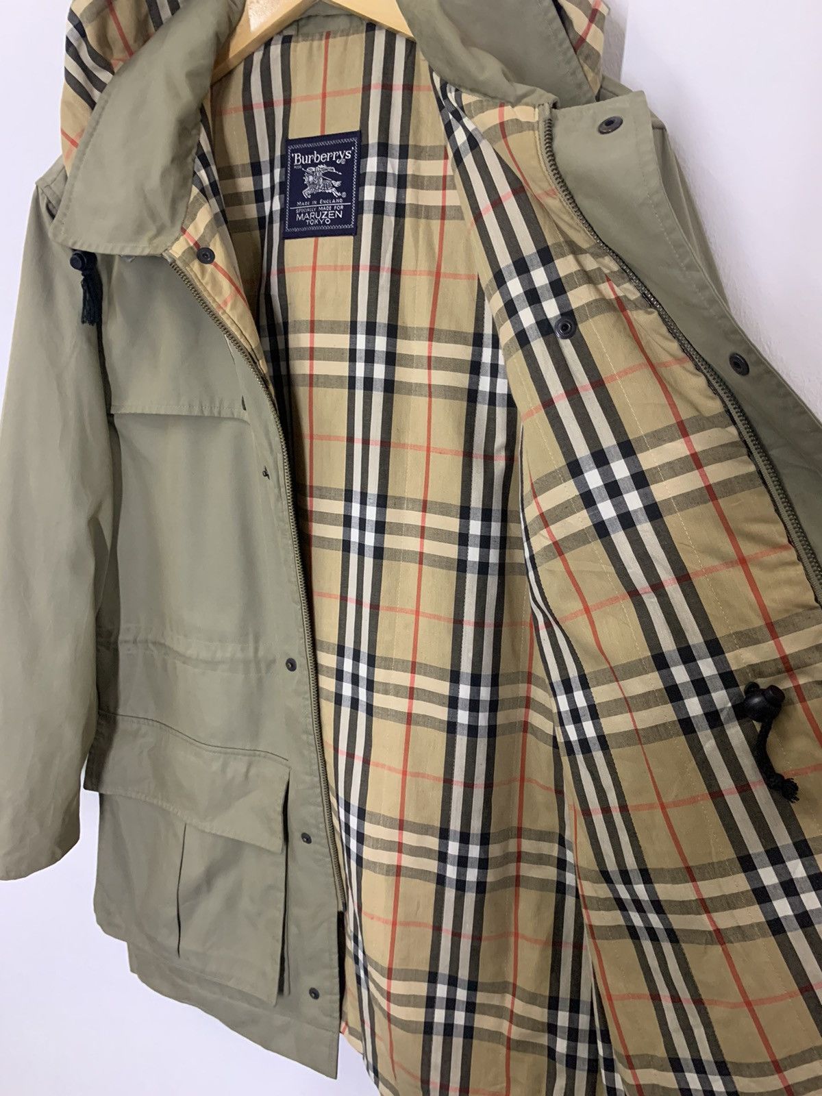 Burberry Vintage BURBERRY x MARUZEN TOKYO Nova Check Parka Size US L / EU 52-54 / 3 - 11 Thumbnail