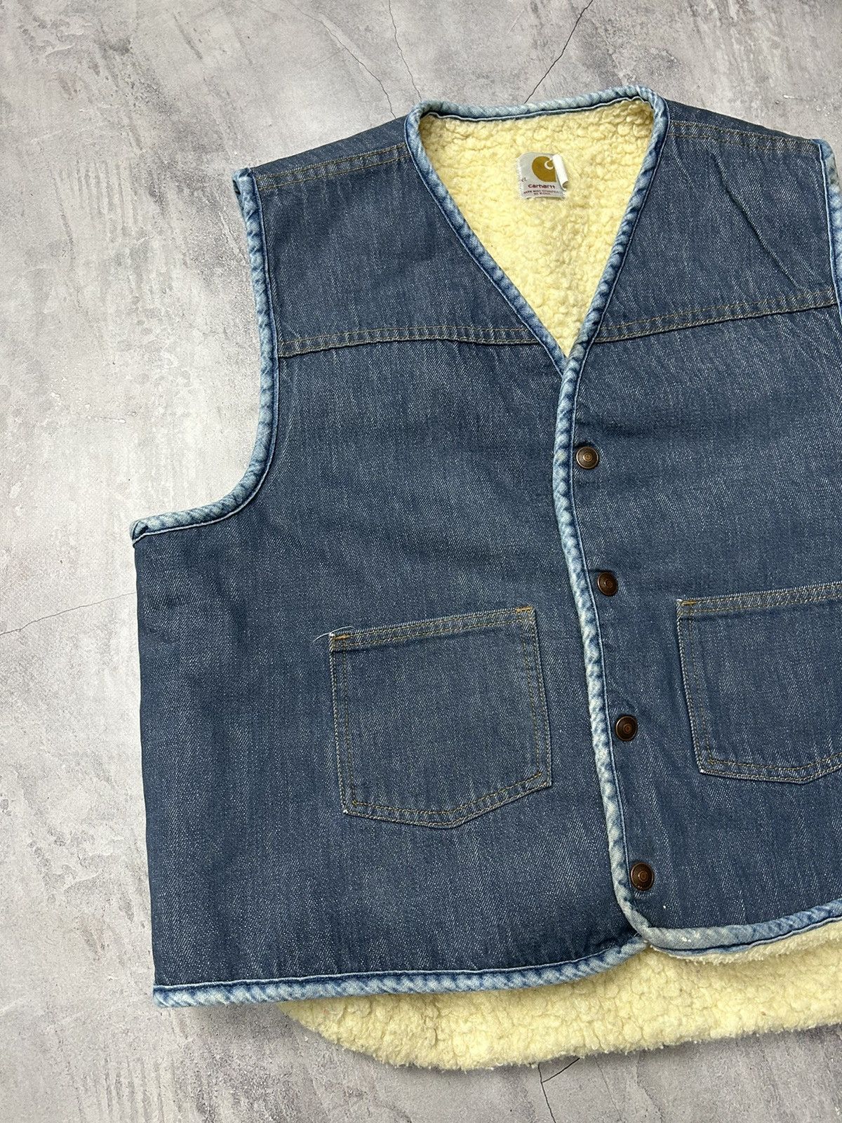 Carhartt × Carhartt Wip × Vintage Vintage Carhartt vest Size US XL / EU 56 / 4 - 3 Thumbnail