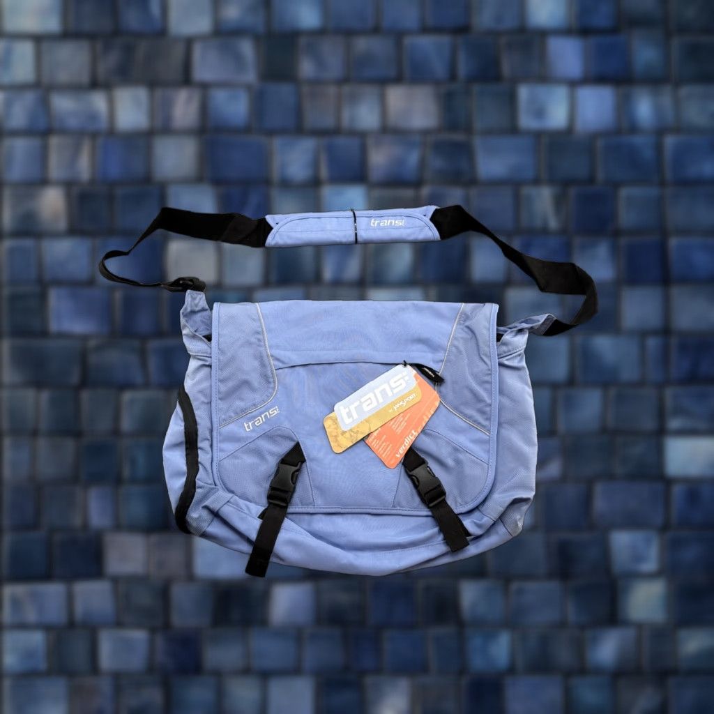 Jansport JanSport Trans TAD7 Verdict Pacific Blue Sling Laptop Tote Bag Unisex Adults Vintage Y2K NEW Bag? Size ONE SIZE - 1 Thumbnail