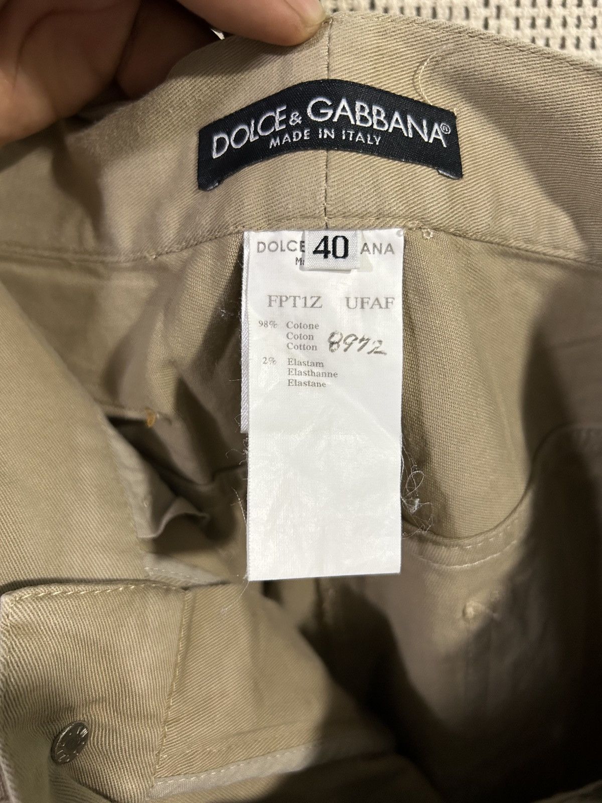 Dolce & Gabbana Dolce & gabbana italy made casual pant 40 Size US 29 - 12 Thumbnail