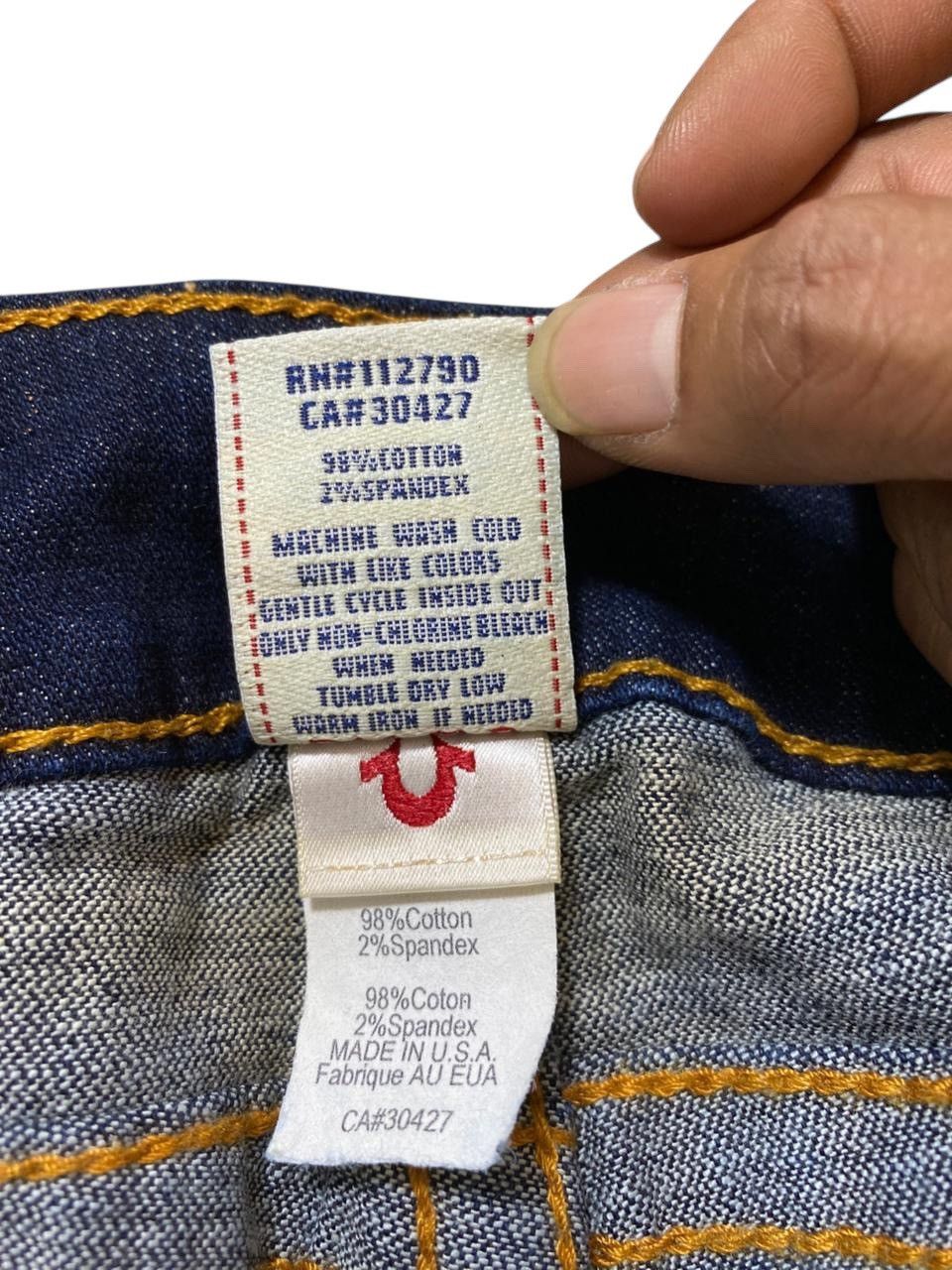 True Religion RARE‼️ Vintage True Religion Bootcut Flared Jeans Lgb Style Size US 28 / EU 44 - 4 Thumbnail