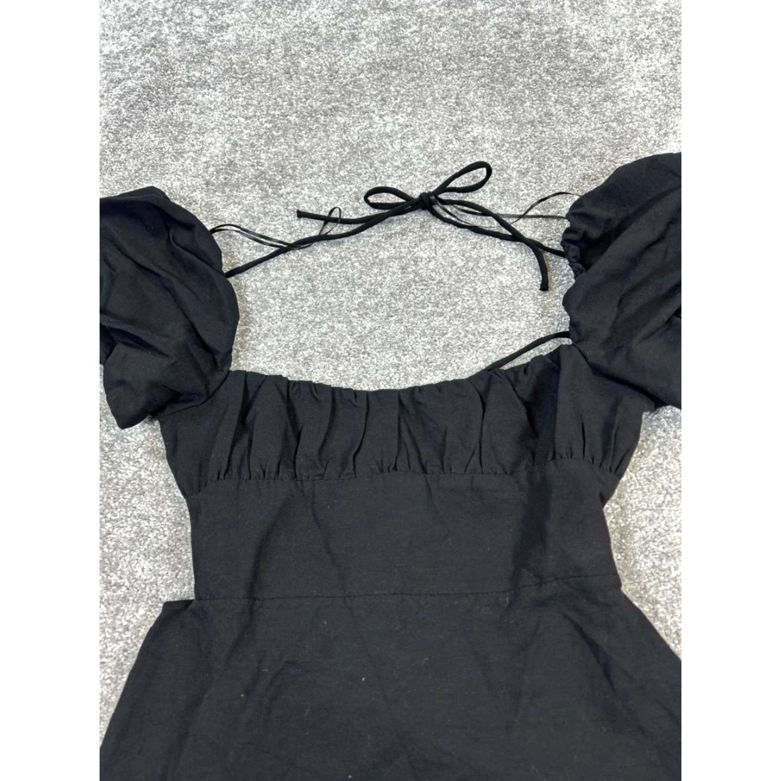 Zara Zara Dress Womens Large Black Blouson Halter New Size L / US 10 / IT 46 - 2 Thumbnail