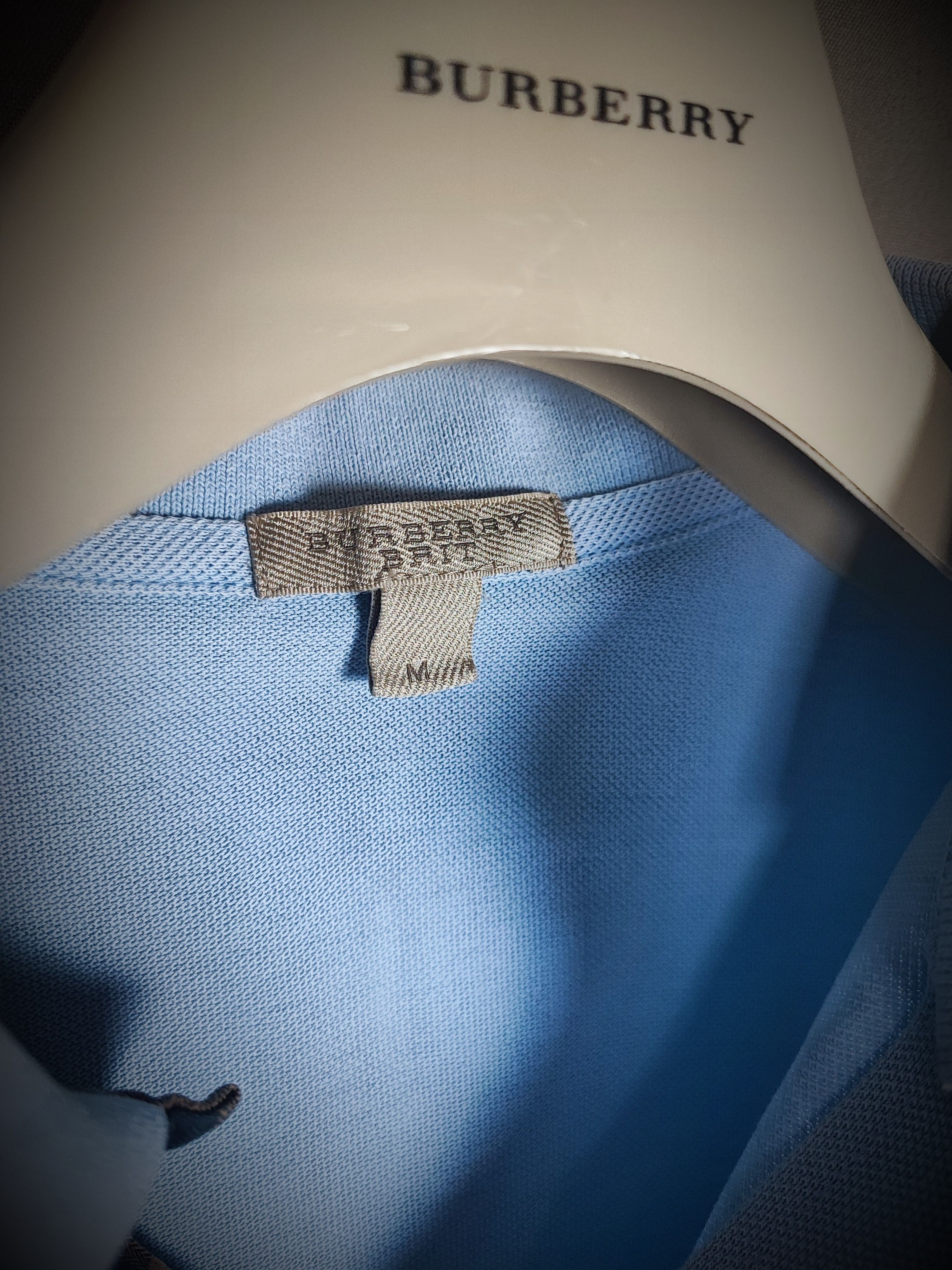 Burberry Burberry Polo M blue Size US M / EU 48-50 / 2 - 2 Thumbnail