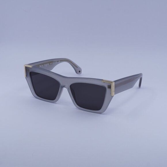 Palm Angels Palm Angels PERI099 HOLLYWOOD 0907 Sunglasses Grey Cat Eye Size ONE SIZE - 5 Thumbnail
