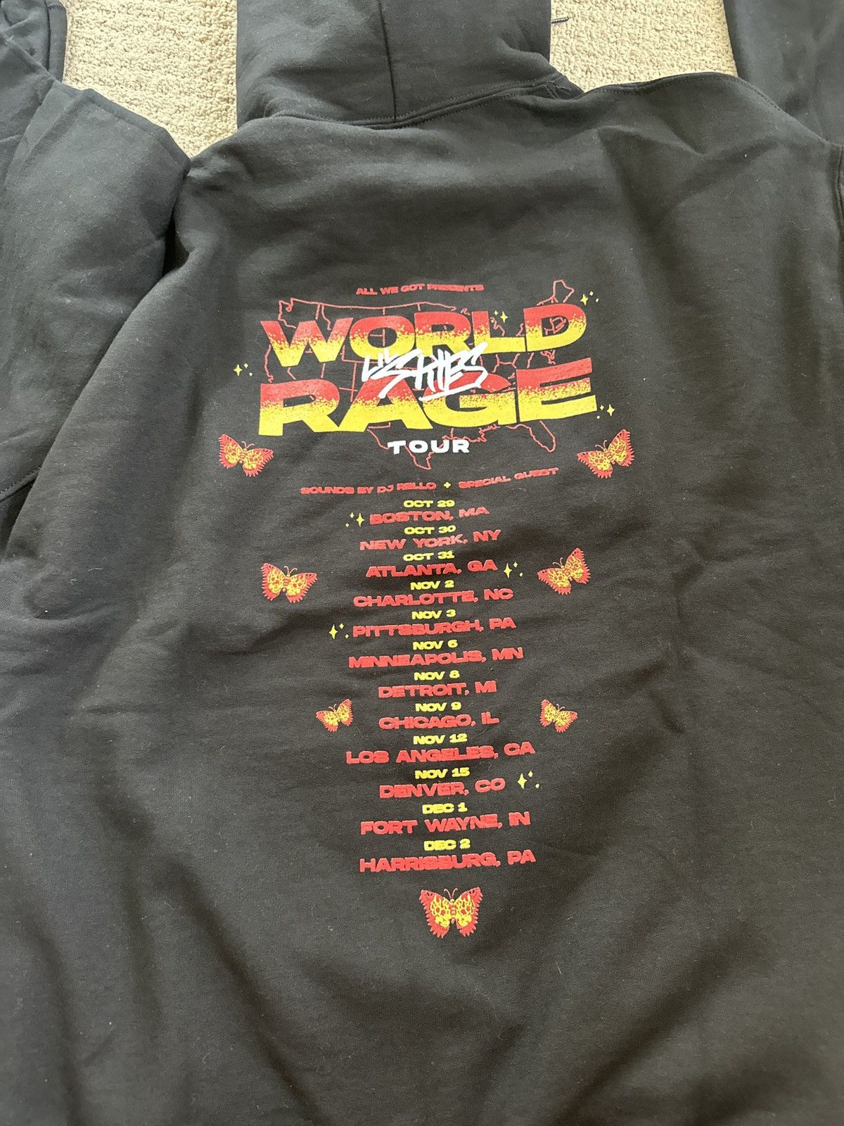 Band Tees Lil Skies World Rage tour Size US XL / EU 56 / 4 - 1 Thumbnail