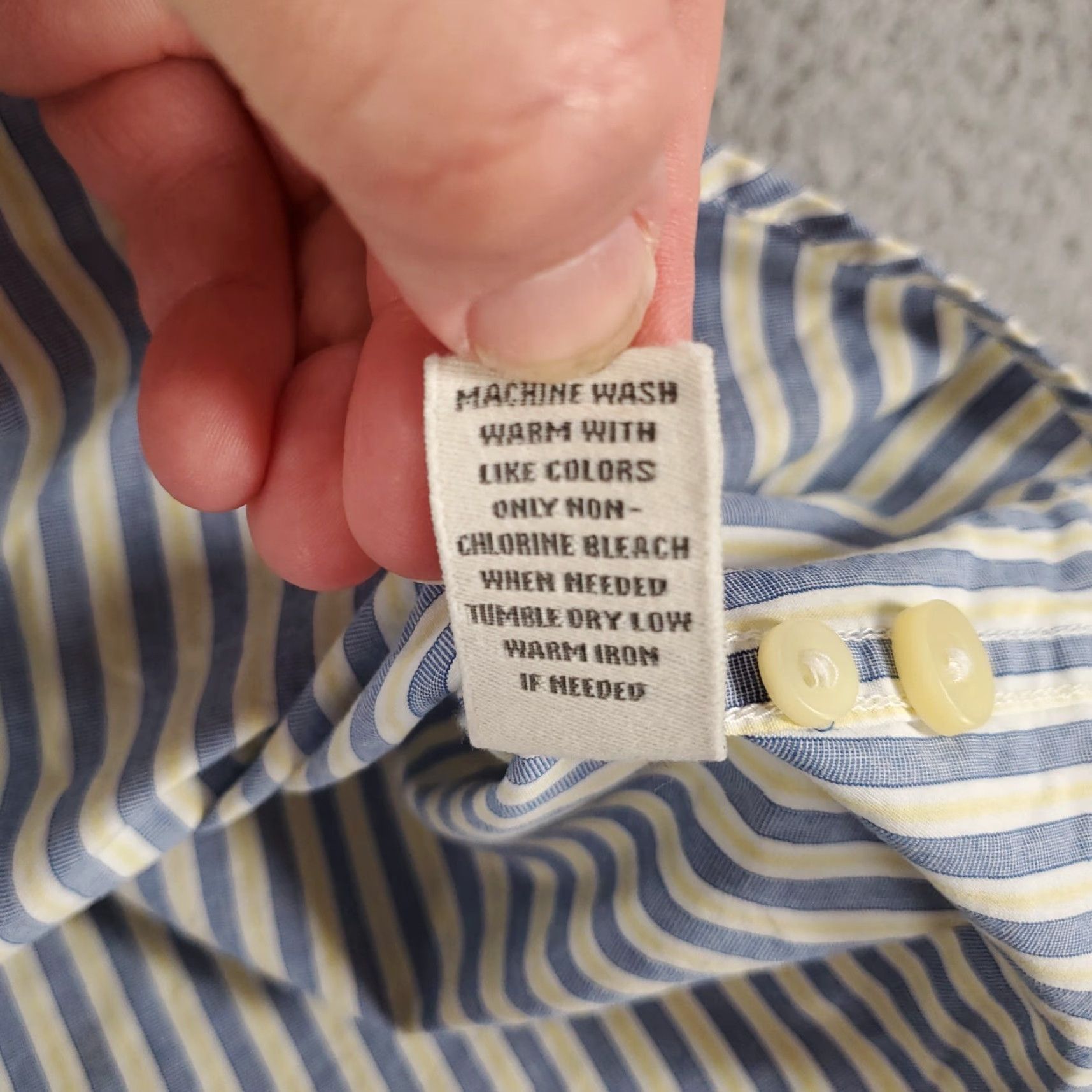 Abercrombie & Fitch VINTAGE Abercrombie & Fitch Shirt Mens XL Button-Up Striped Blue White Muscle Y2K Size US XL / EU 56 / 4 - 6 Thumbnail