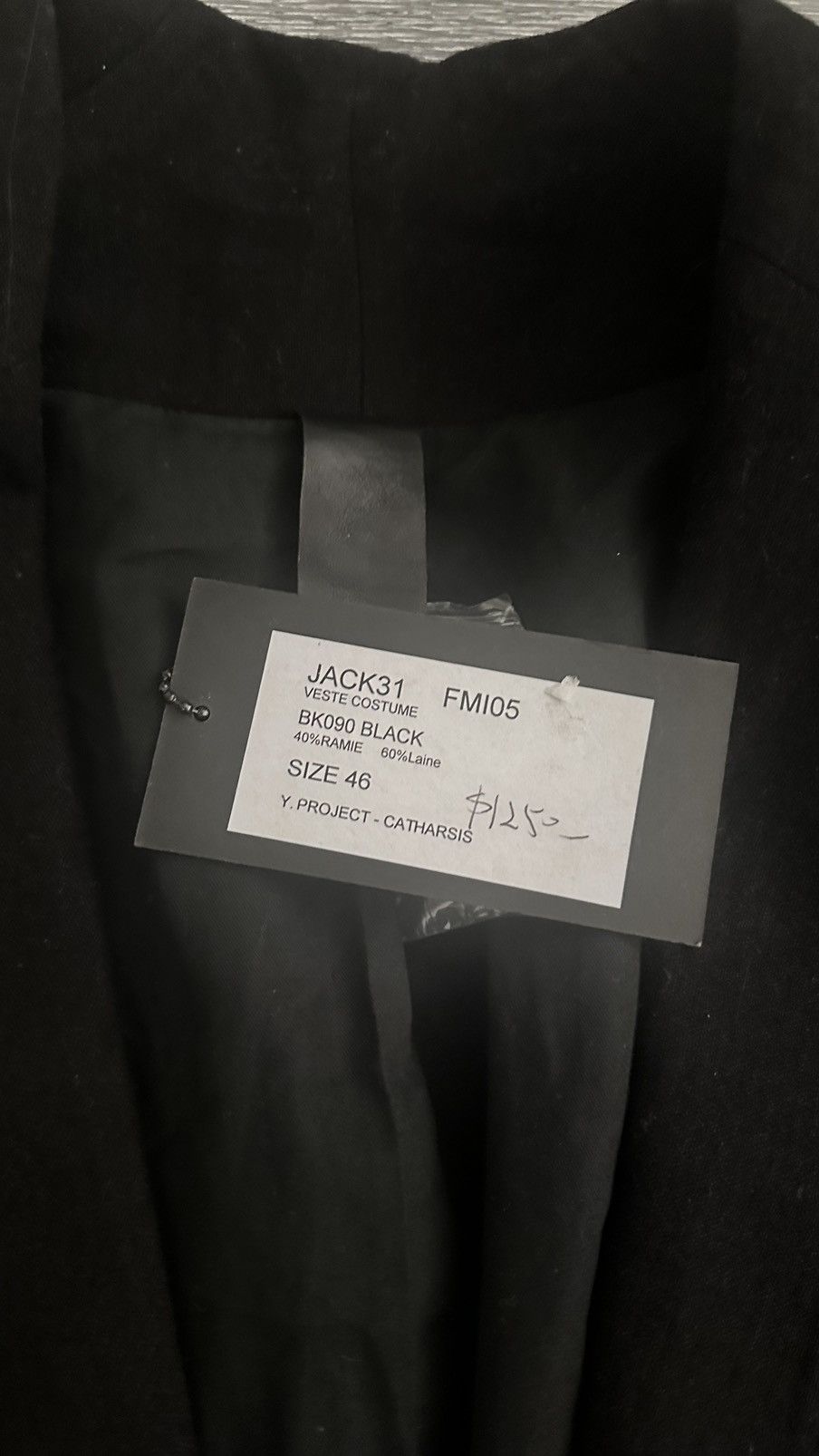 Y/Project Y Project AW2012 Blazer Size US M / EU 48-50 / 2 - 3 Thumbnail