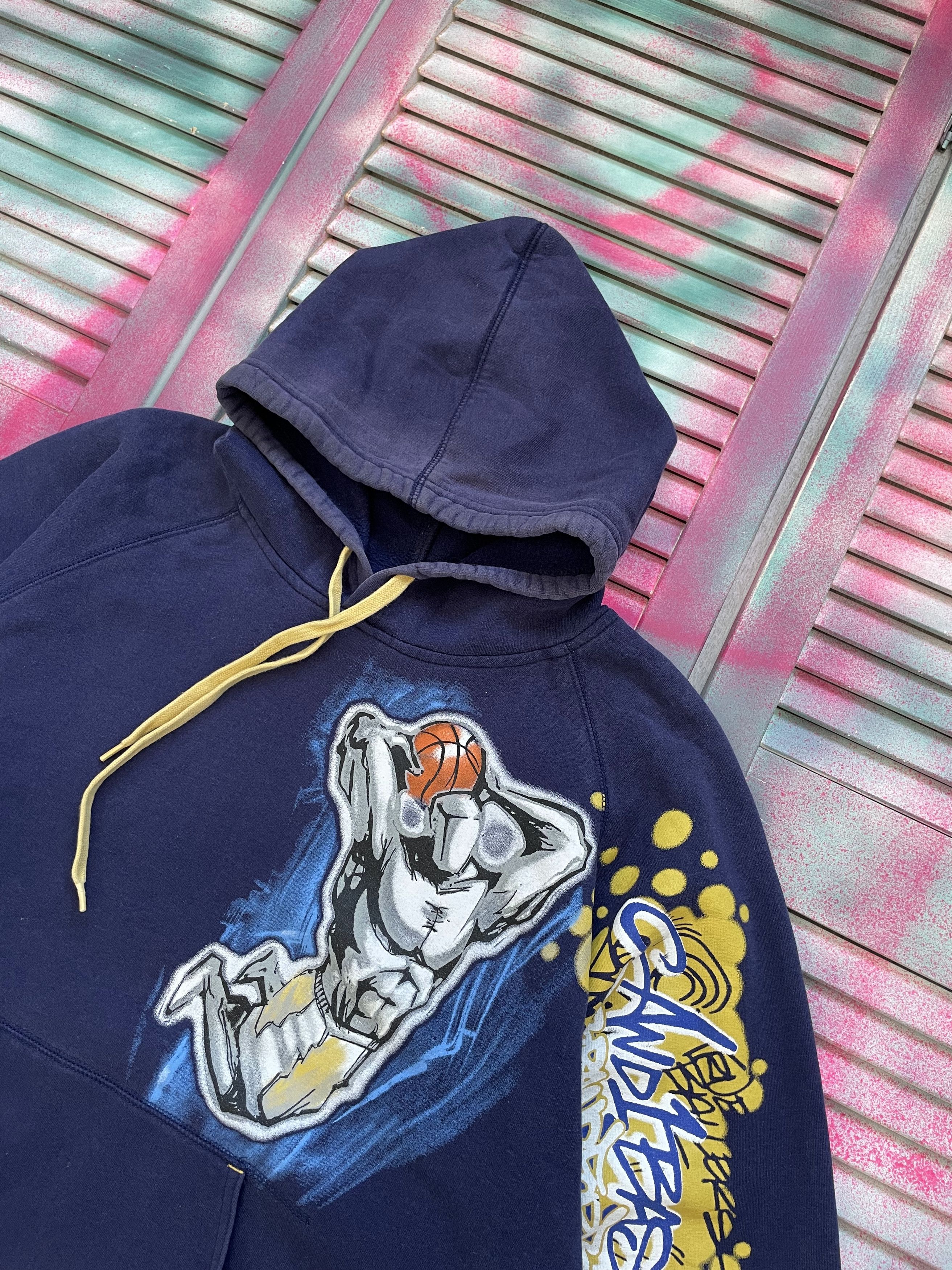 Vintage Vintage Andi Basketball Hoodie Size US L / EU 52-54 / 3 - 2 Thumbnail