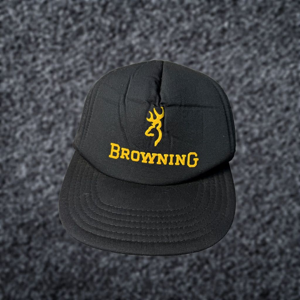 Vintage Vintage Browning Sporta Black Snapback cap Nike Shirt Size ONE SIZE - 1 Thumbnail